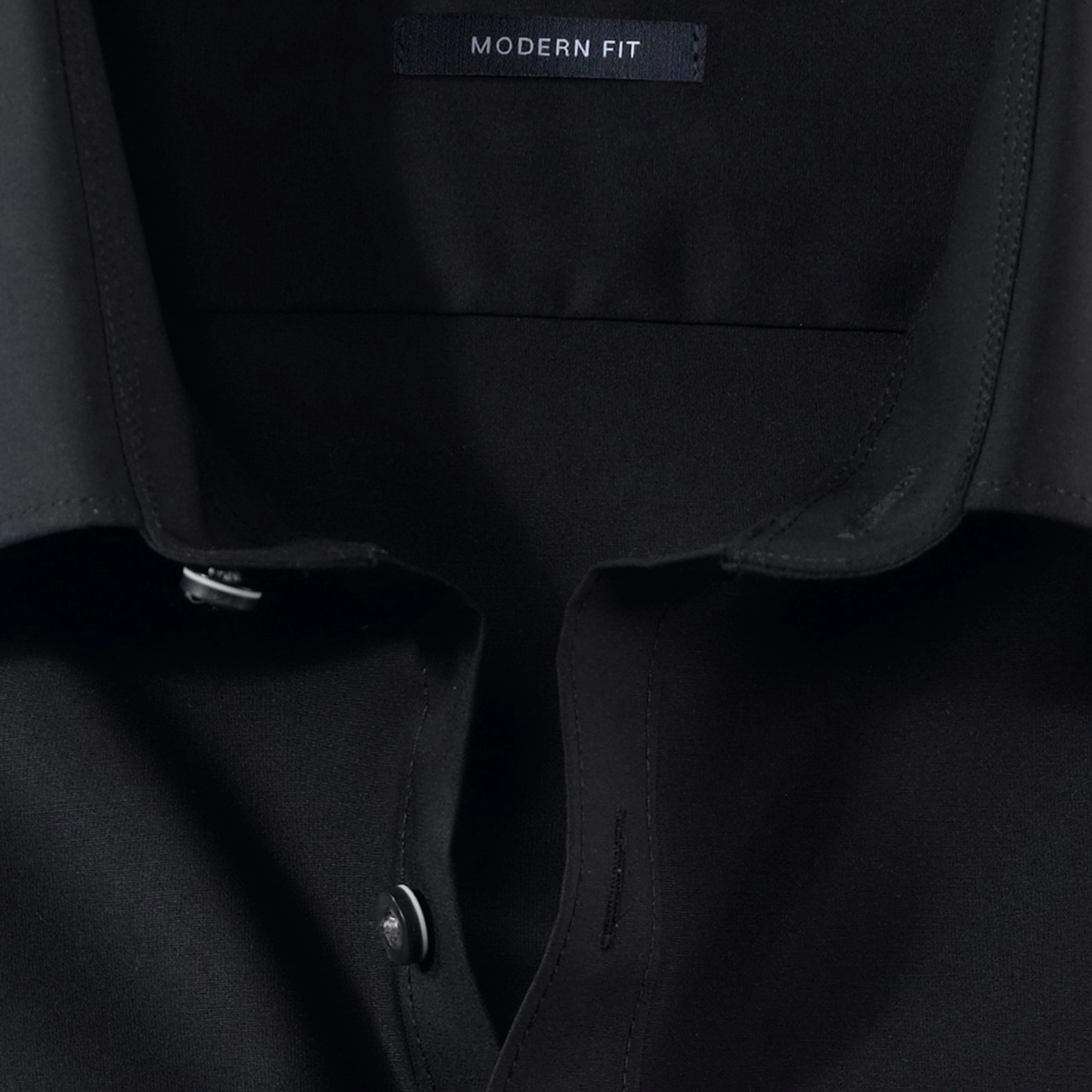 Olymp Luxor Modern Fit Non-Iron Shirt - Black