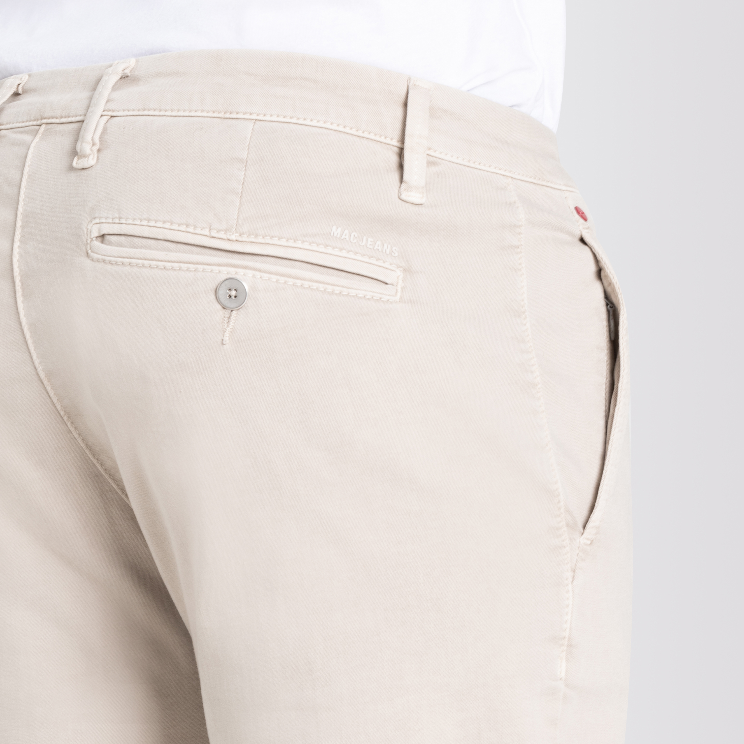 Mac Macflexx Slim Fit Driver Chinos - Light Beige