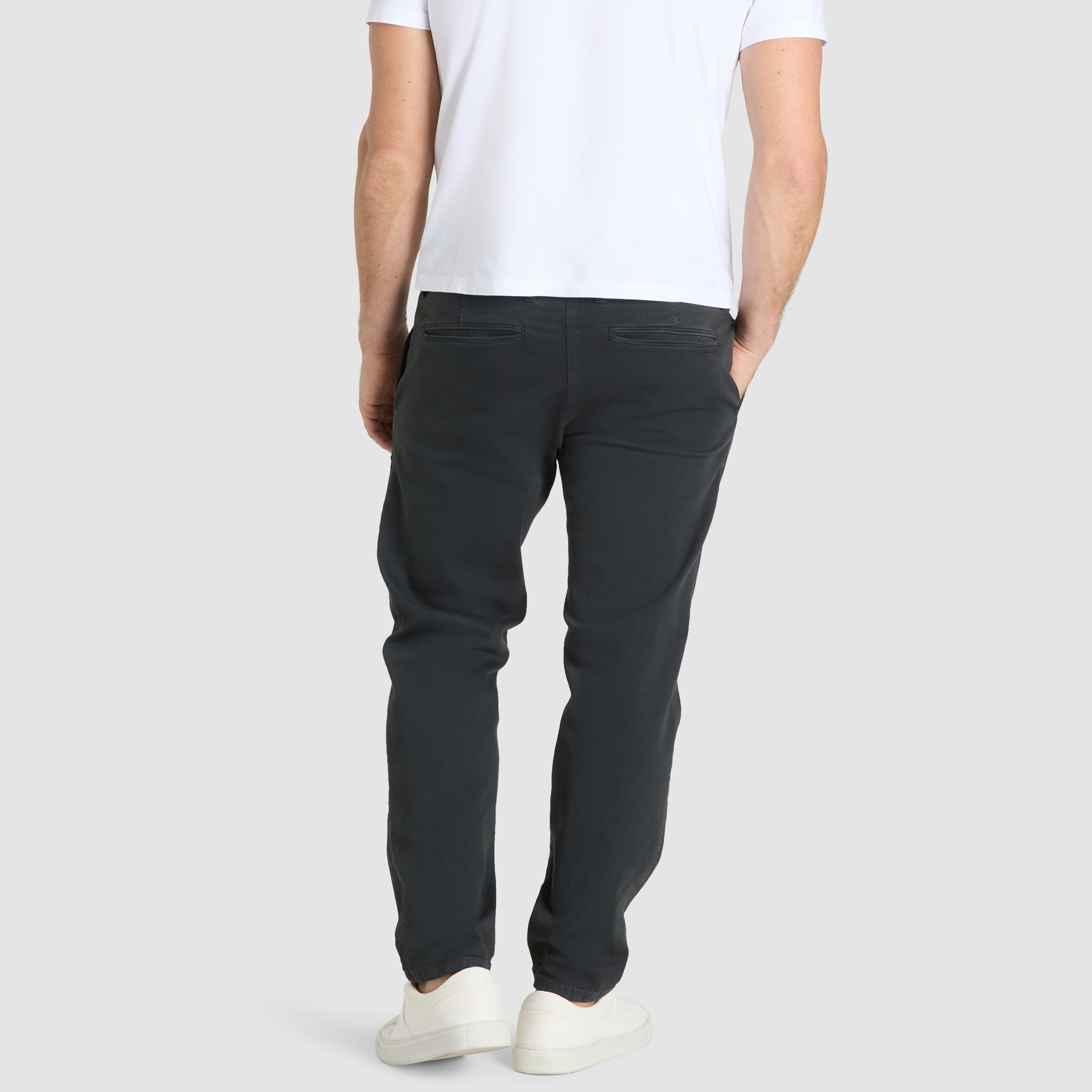 Mac Macflexx Slim Fit Driver Chinos - Dark Grey