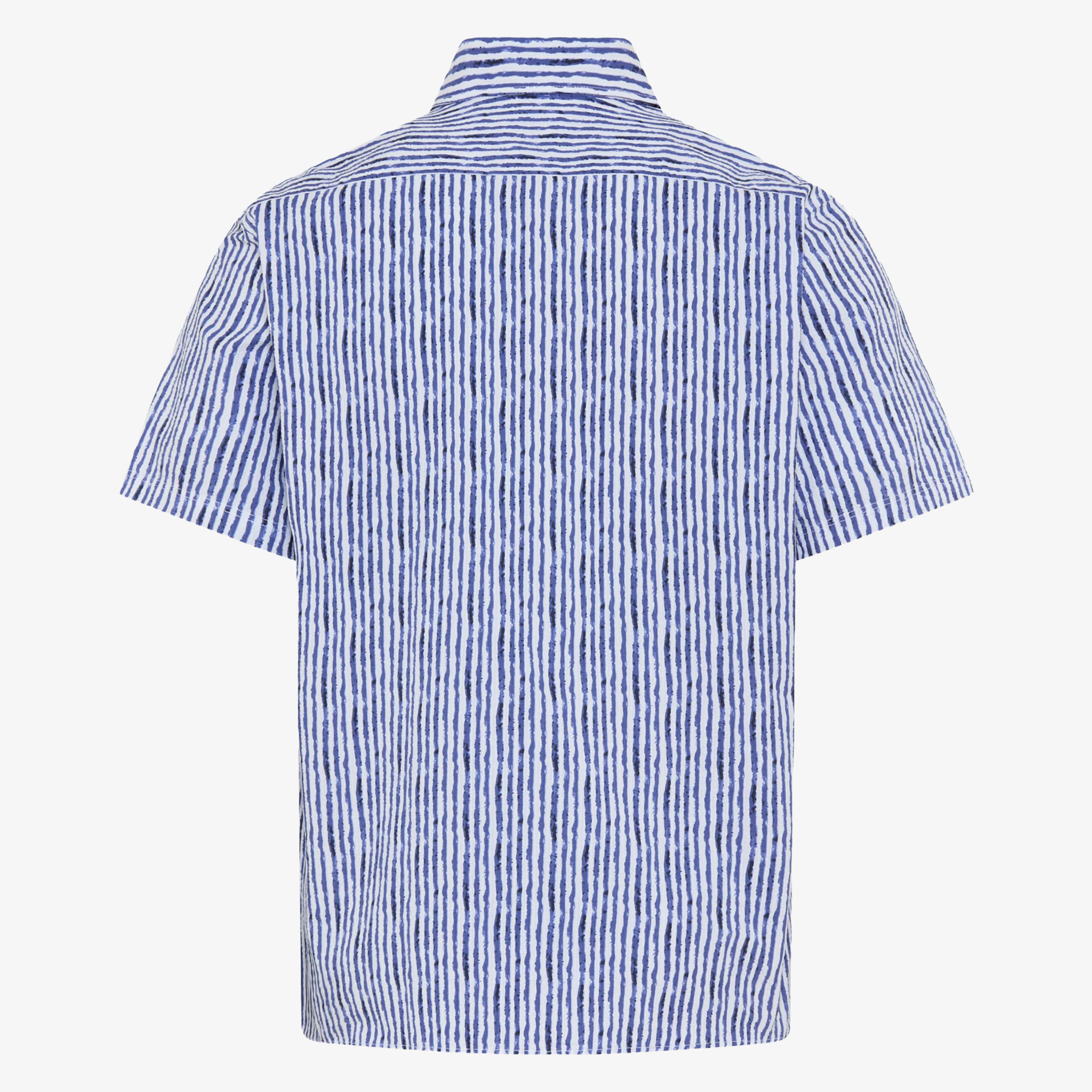 Brax Hardy Printed Short Sleeve Shirt - Atlantic
