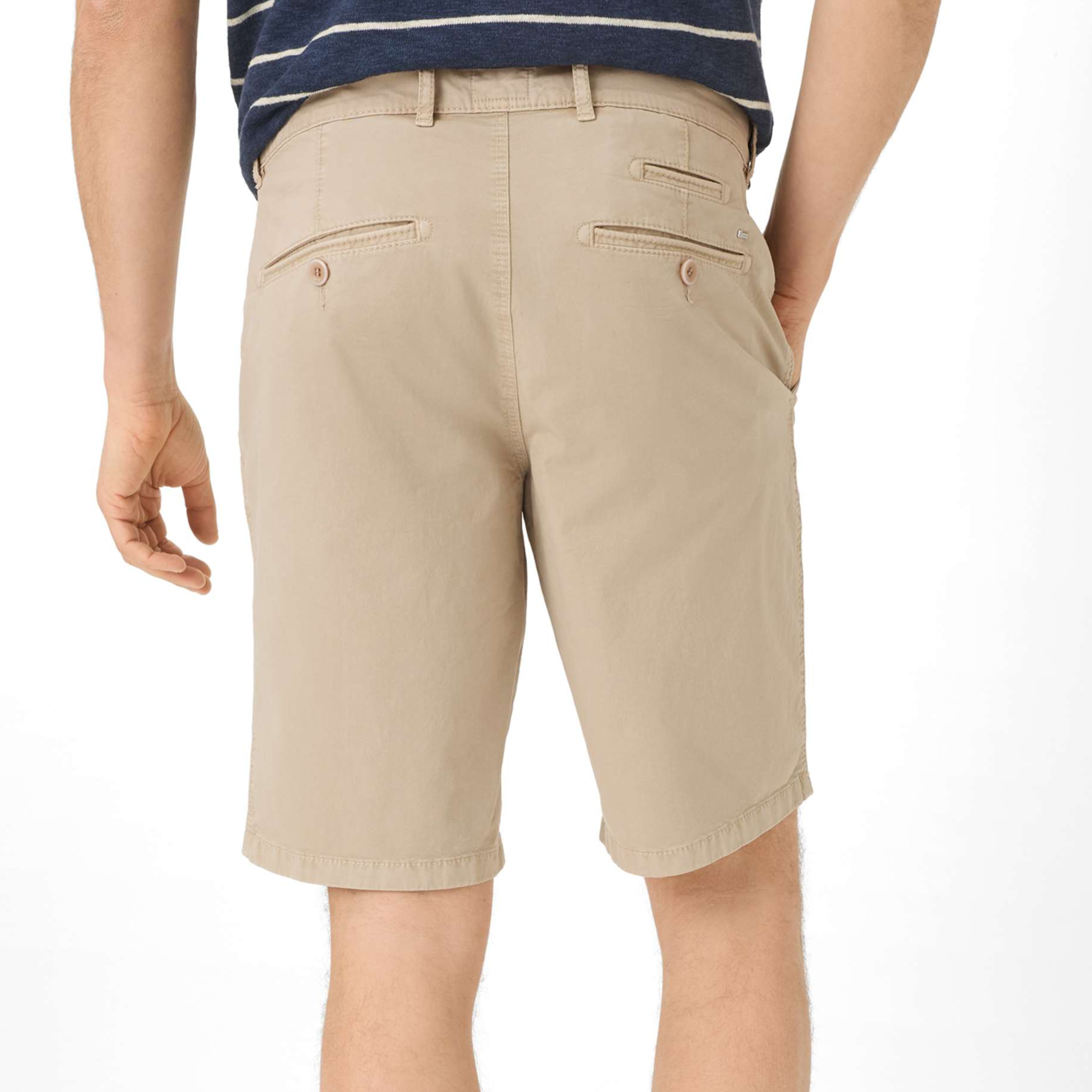 Brax Bari Cotton Flex Shorts - Beige