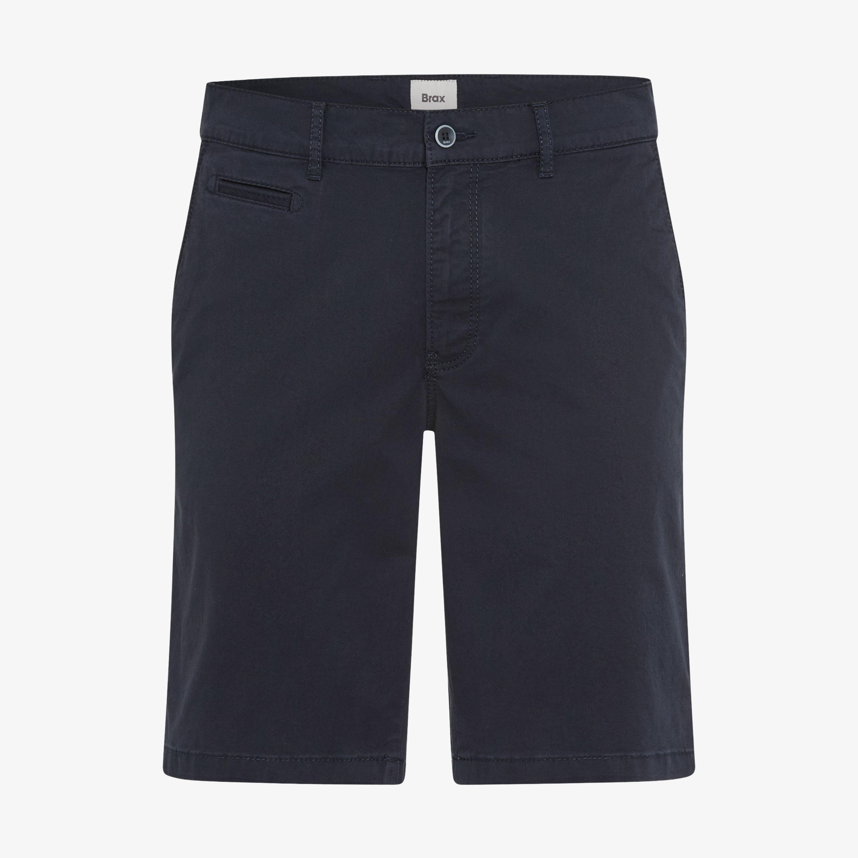 Brax Bari Cotton Flex Shorts - Navy