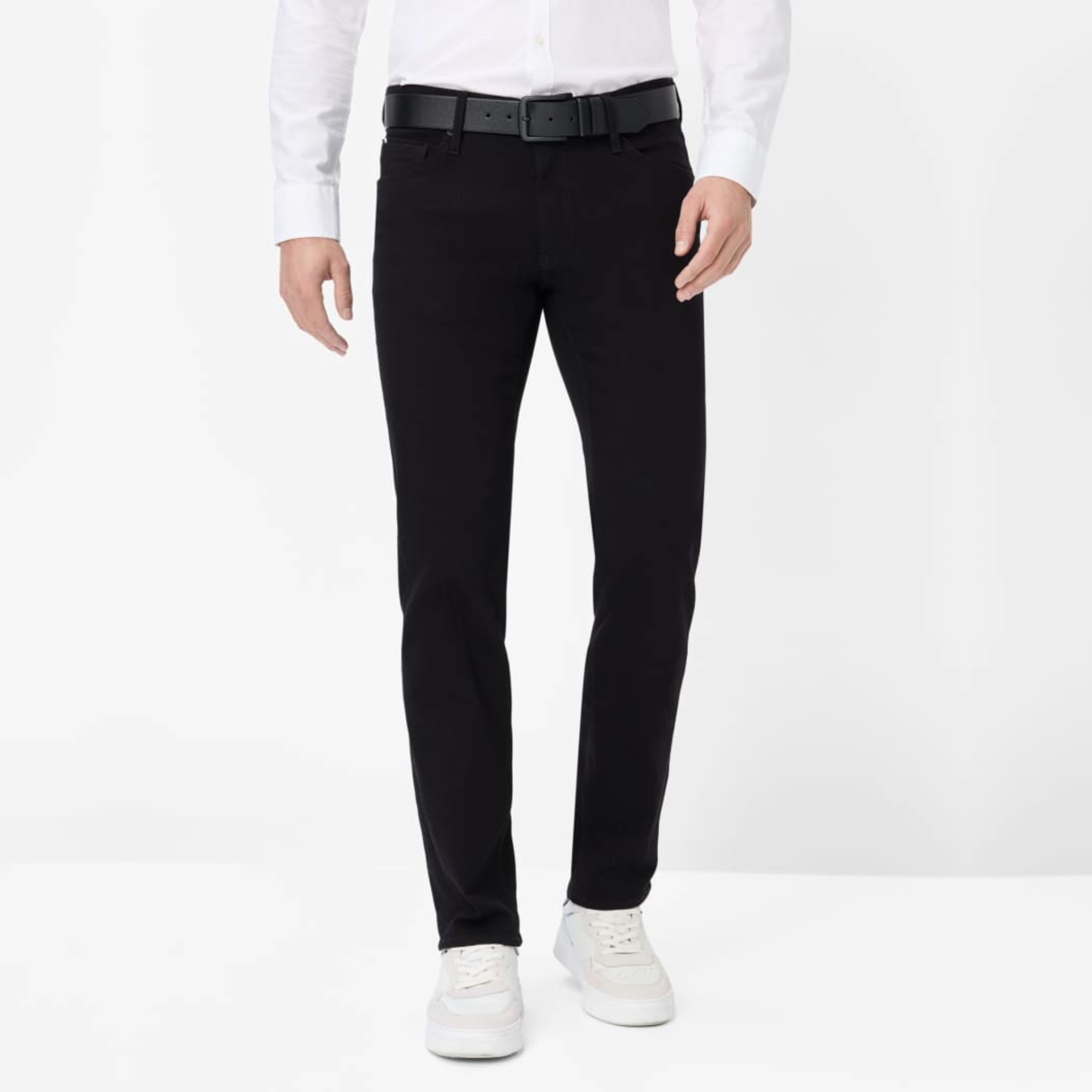 Brax Chuck Hi-Flex Extreme Slim Fit Perma Trousers - Black