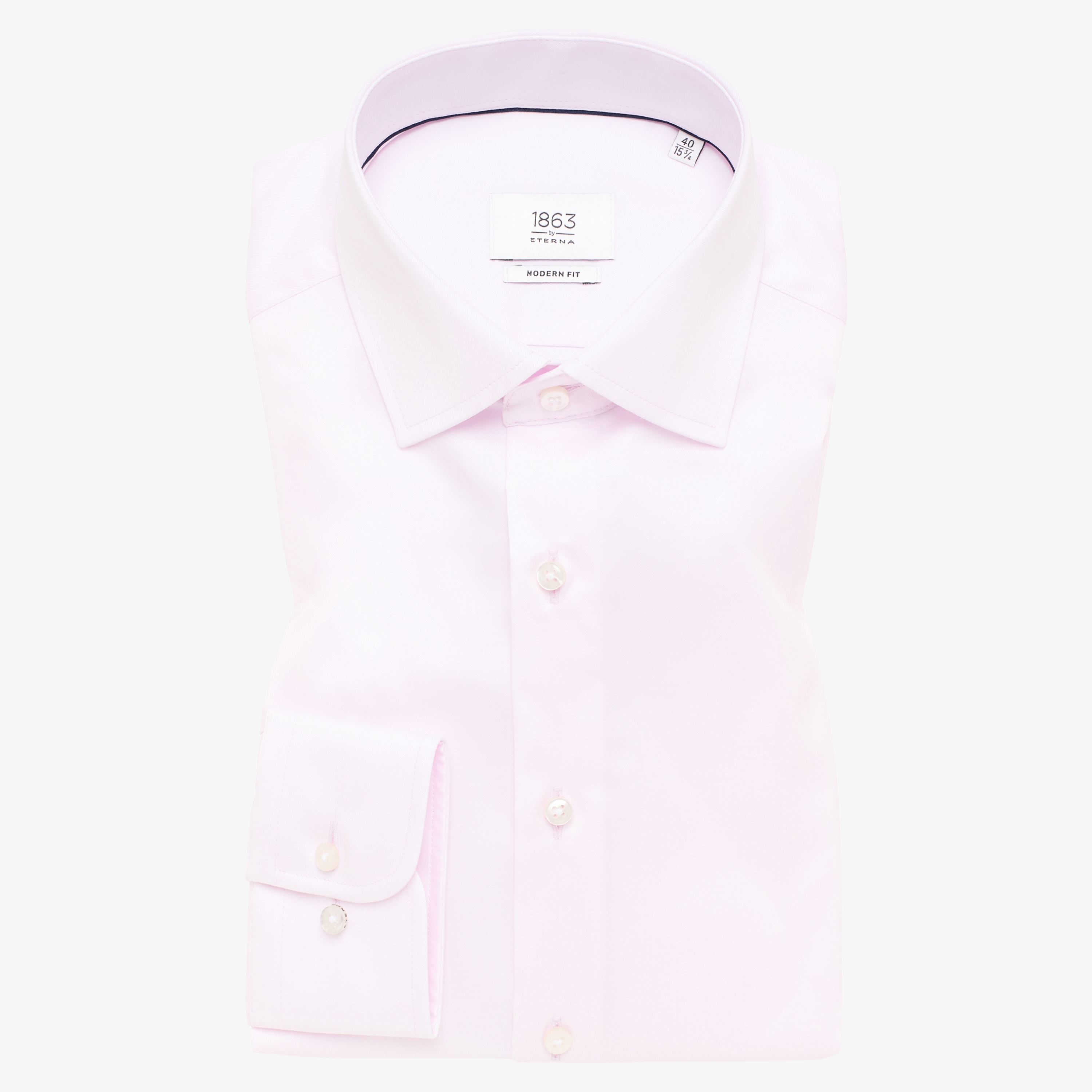 Eterna 1863 Pure Cotton Non-Iron Shirt - Pink