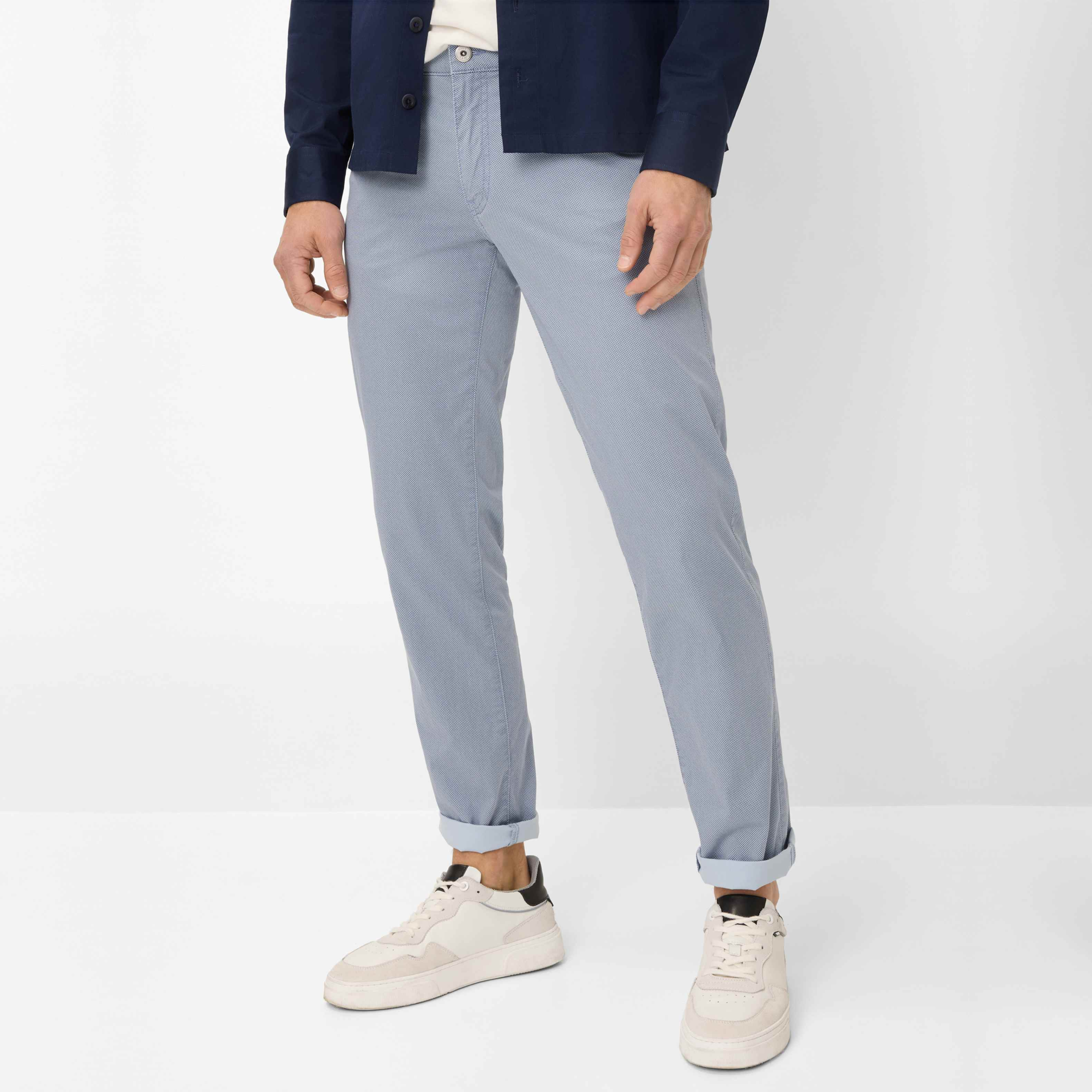 Brax Cadiz U Ultralight Straight Fit Trousers - Blue