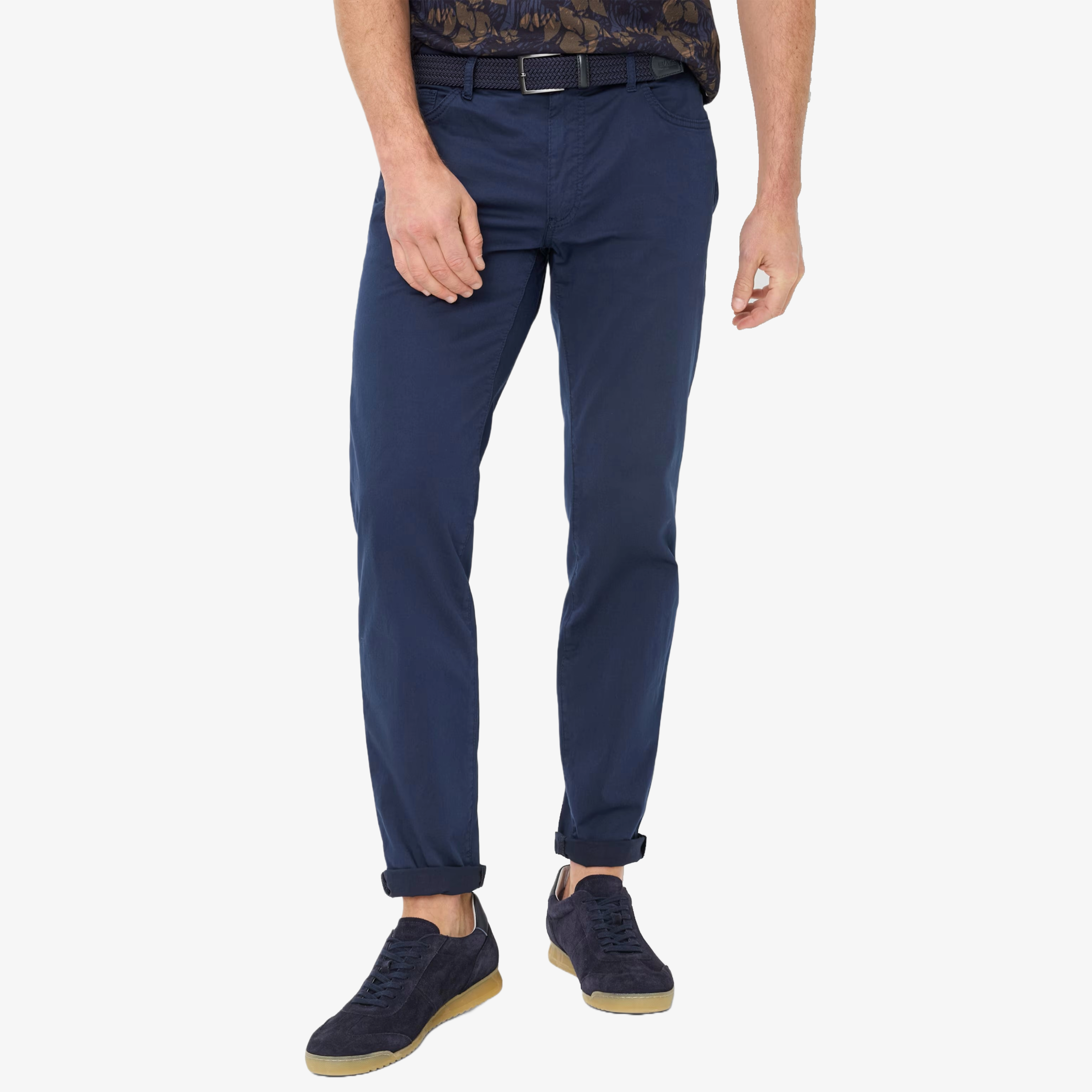 Brax Cadiz U Ultralight Straight Fit Trouser - Navy