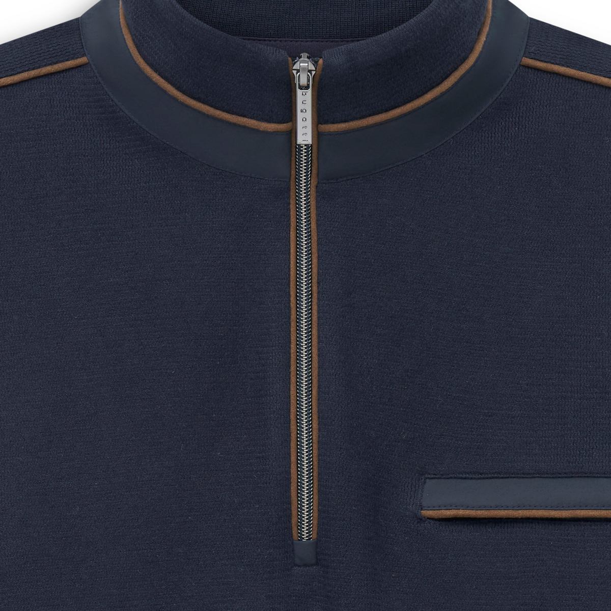 Bugatti Half Zip Sweatshirt - Navy