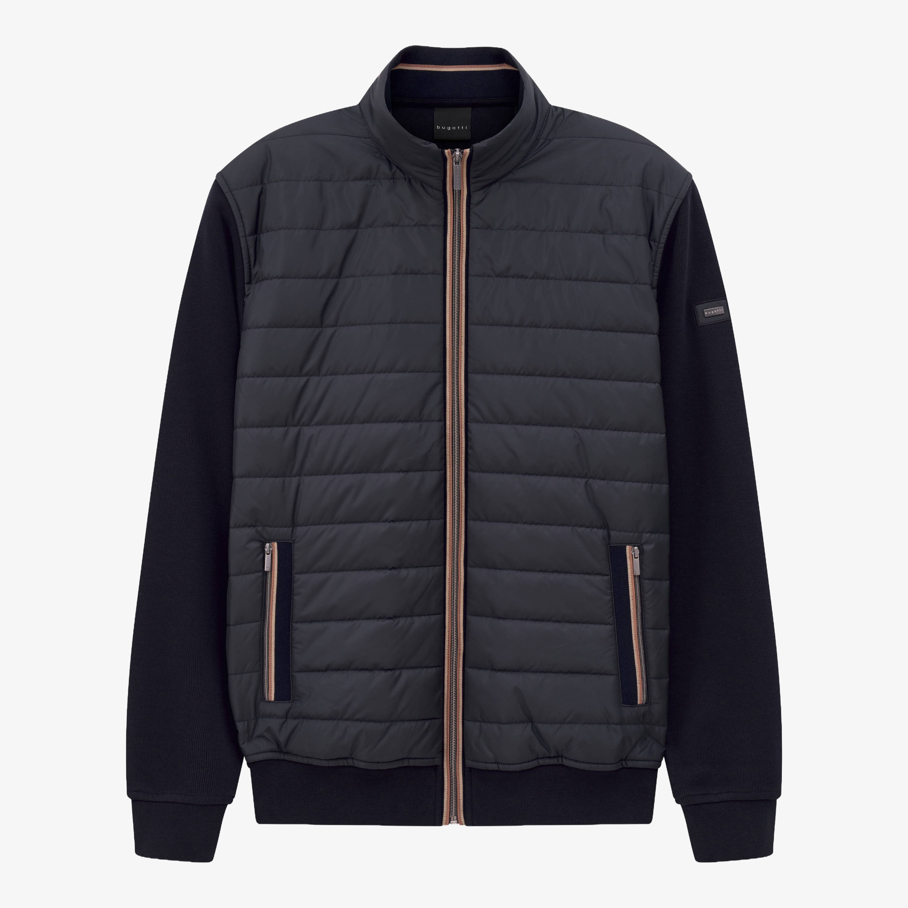 Bugatti Quilted Hybrid Jacket - Navy