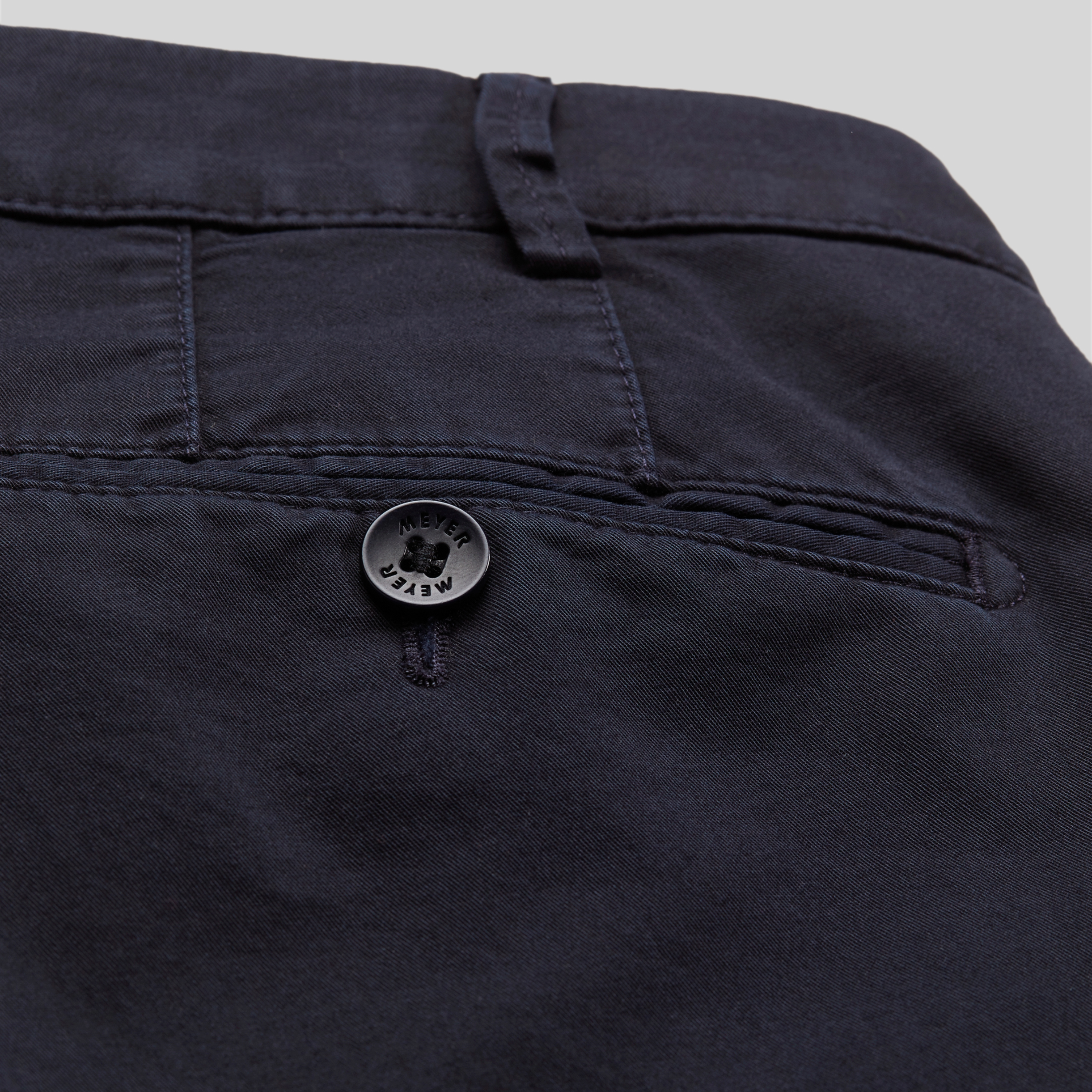 Meyer Bonn Modern Fit Chinos - Navy