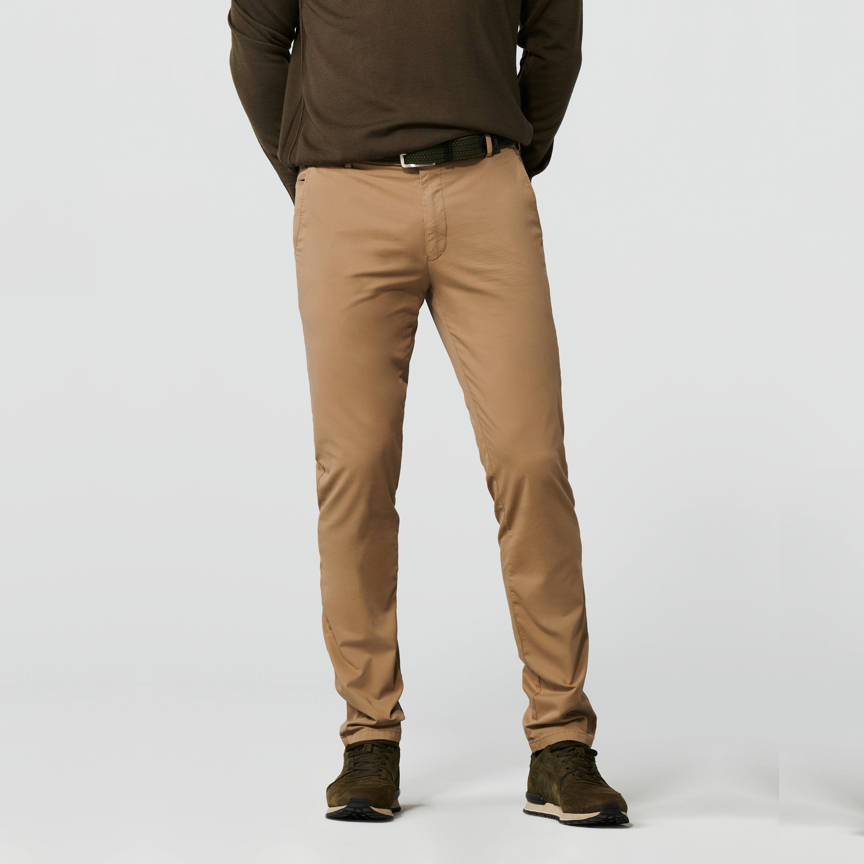 Meyer Bonn Modern Fit Chinos - Beige