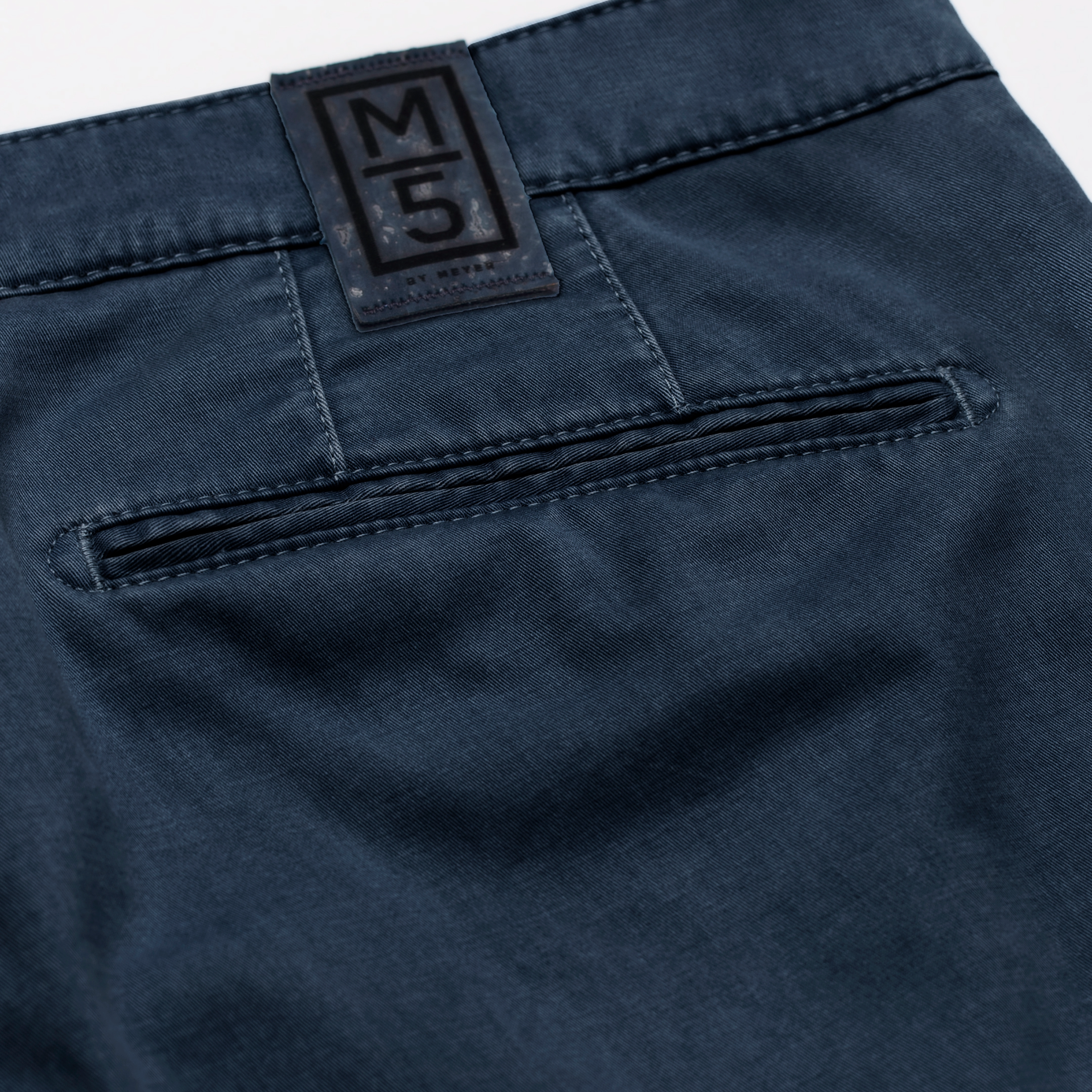 M5 by Meyer Slim Fit Chinos - Blue