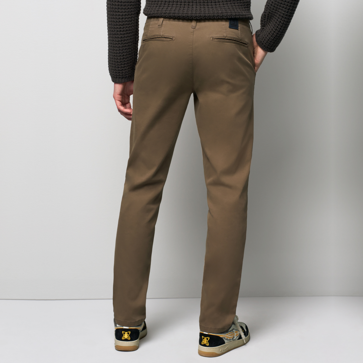 M5 High Performance Micro Structure Chinos - Stone