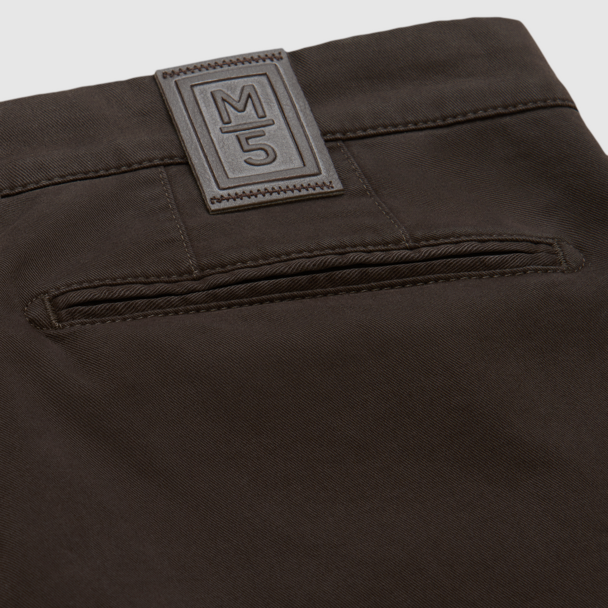 M5 All Year Modern Fit Chinos - Dark Brown