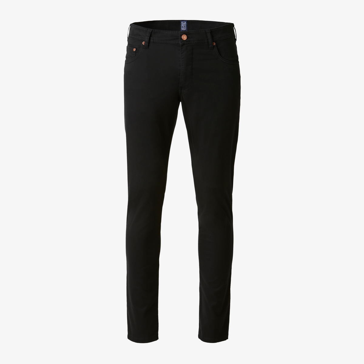 M5 High Performance Satin Straight Fit Trousers - Black