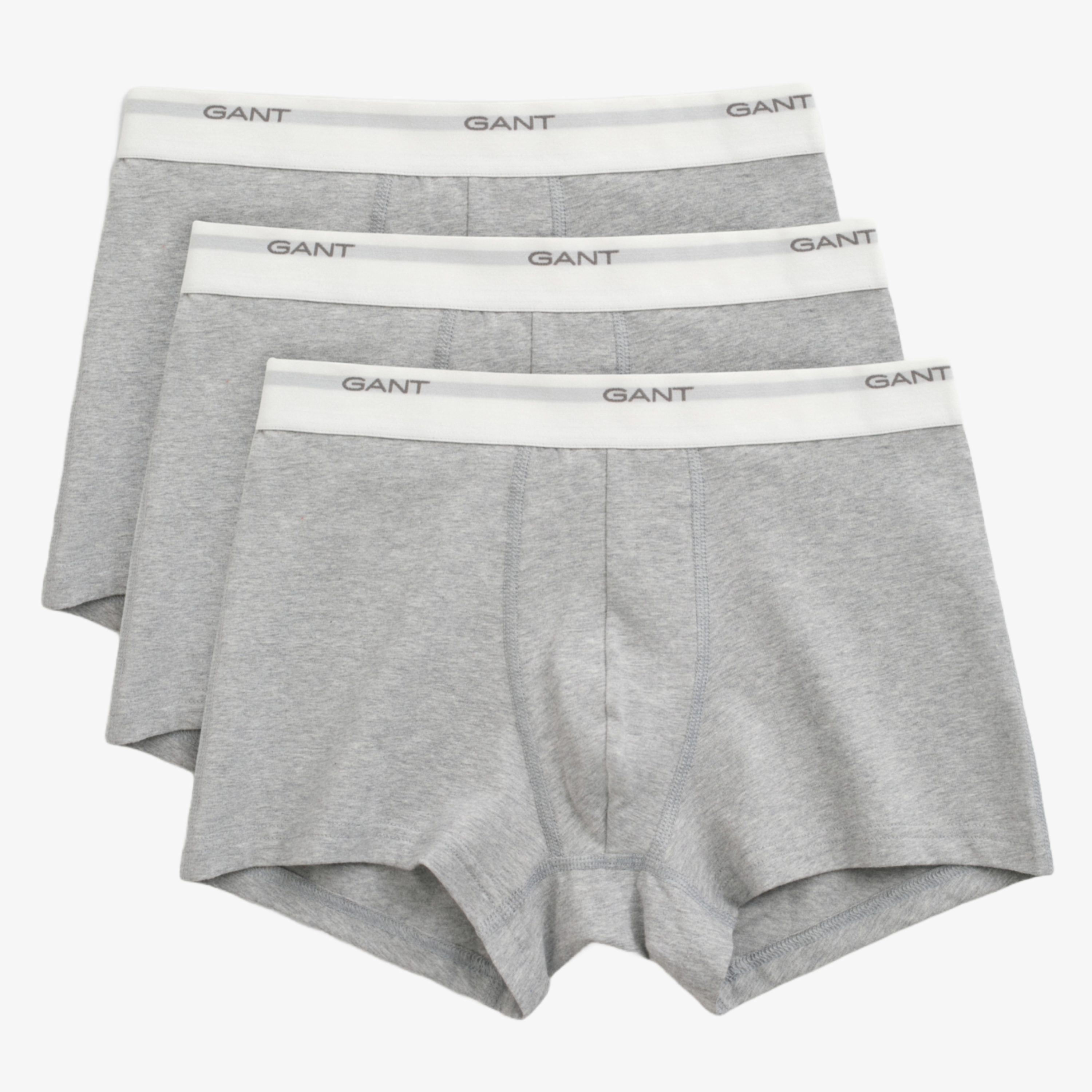 Gant 3-Pack Trunks - Light Grey Melange