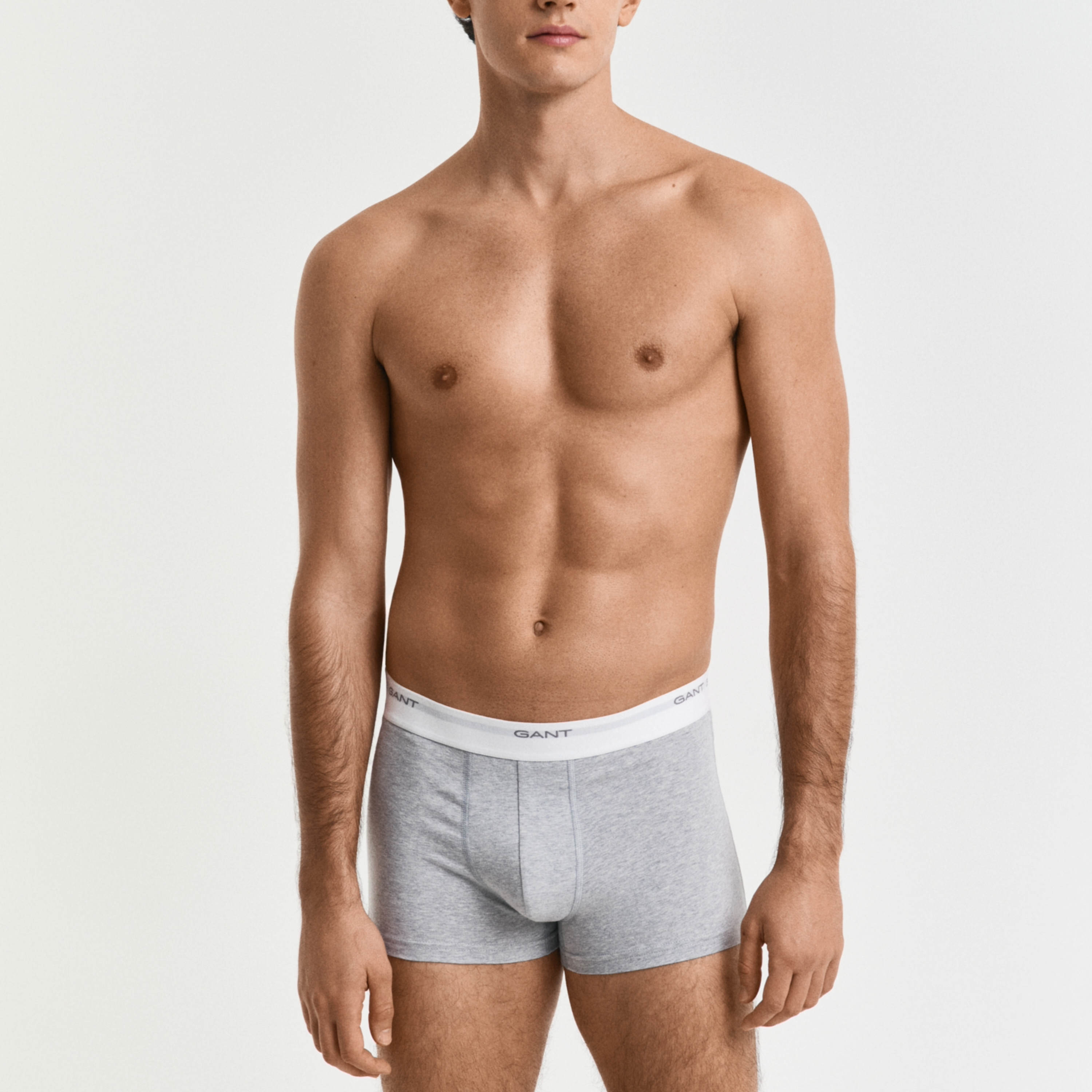 Gant 3-Pack Trunks - Light Grey Melange