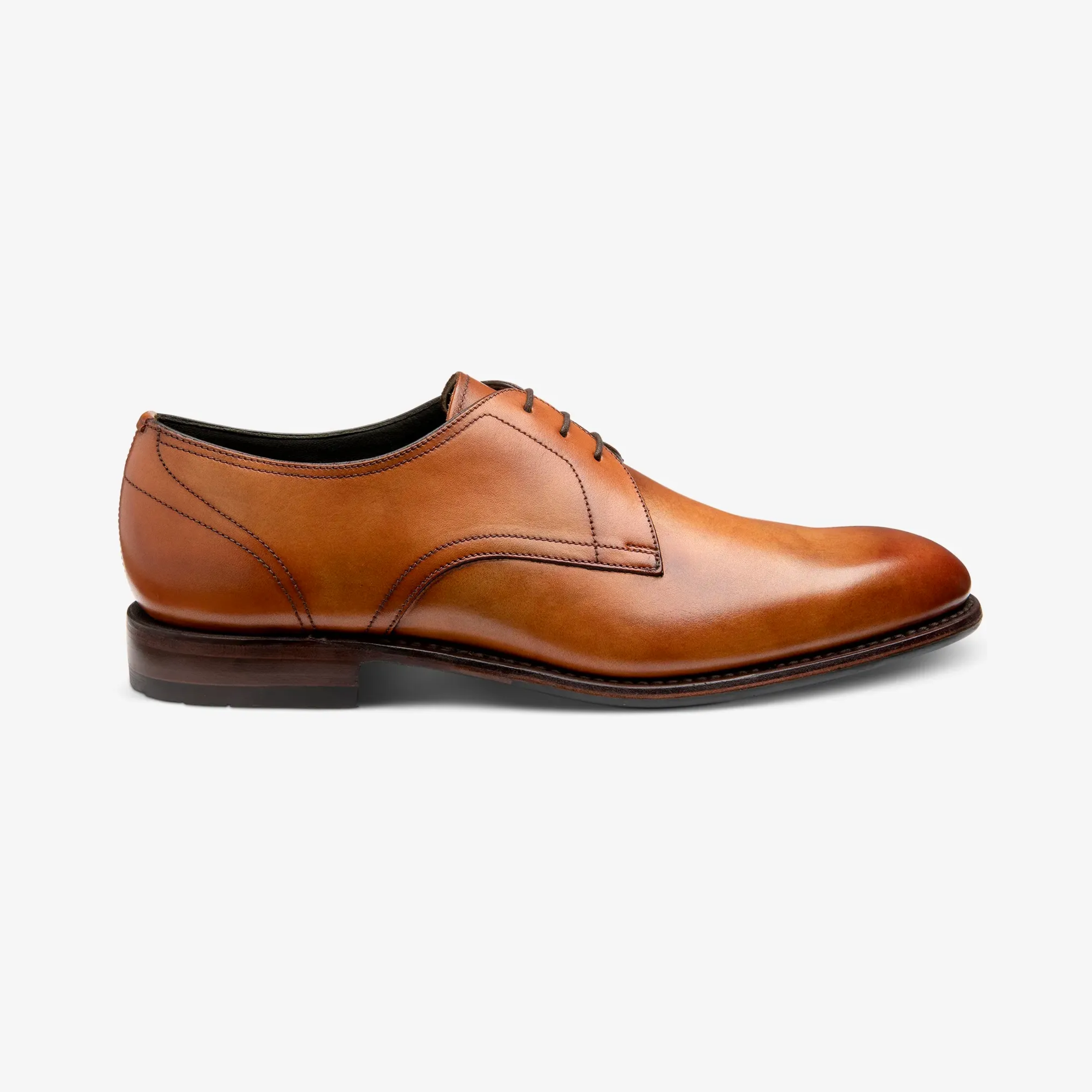 Loake Atherton Shoes - Tan Calf
