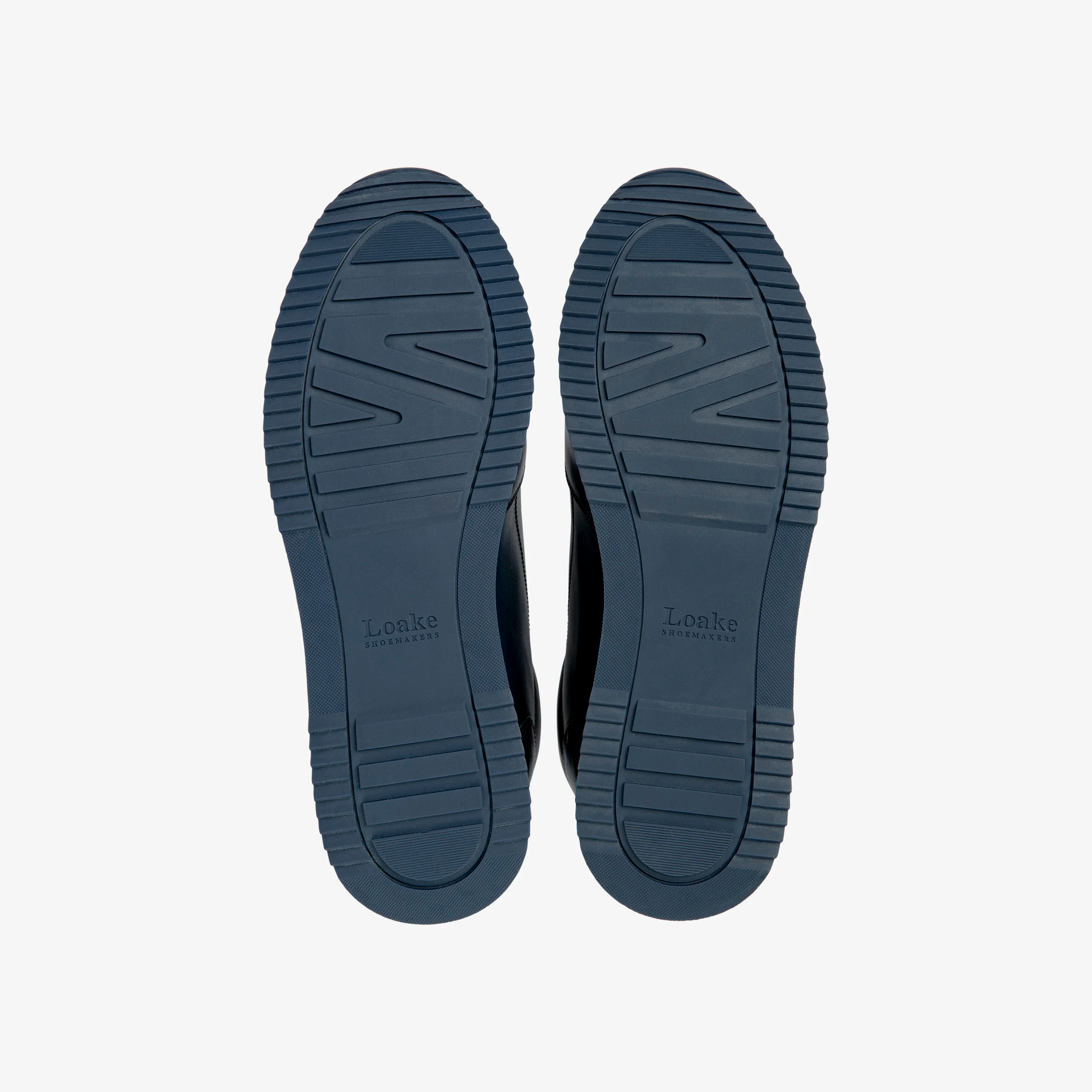 Loake Bannister Suede Trainers - Navy