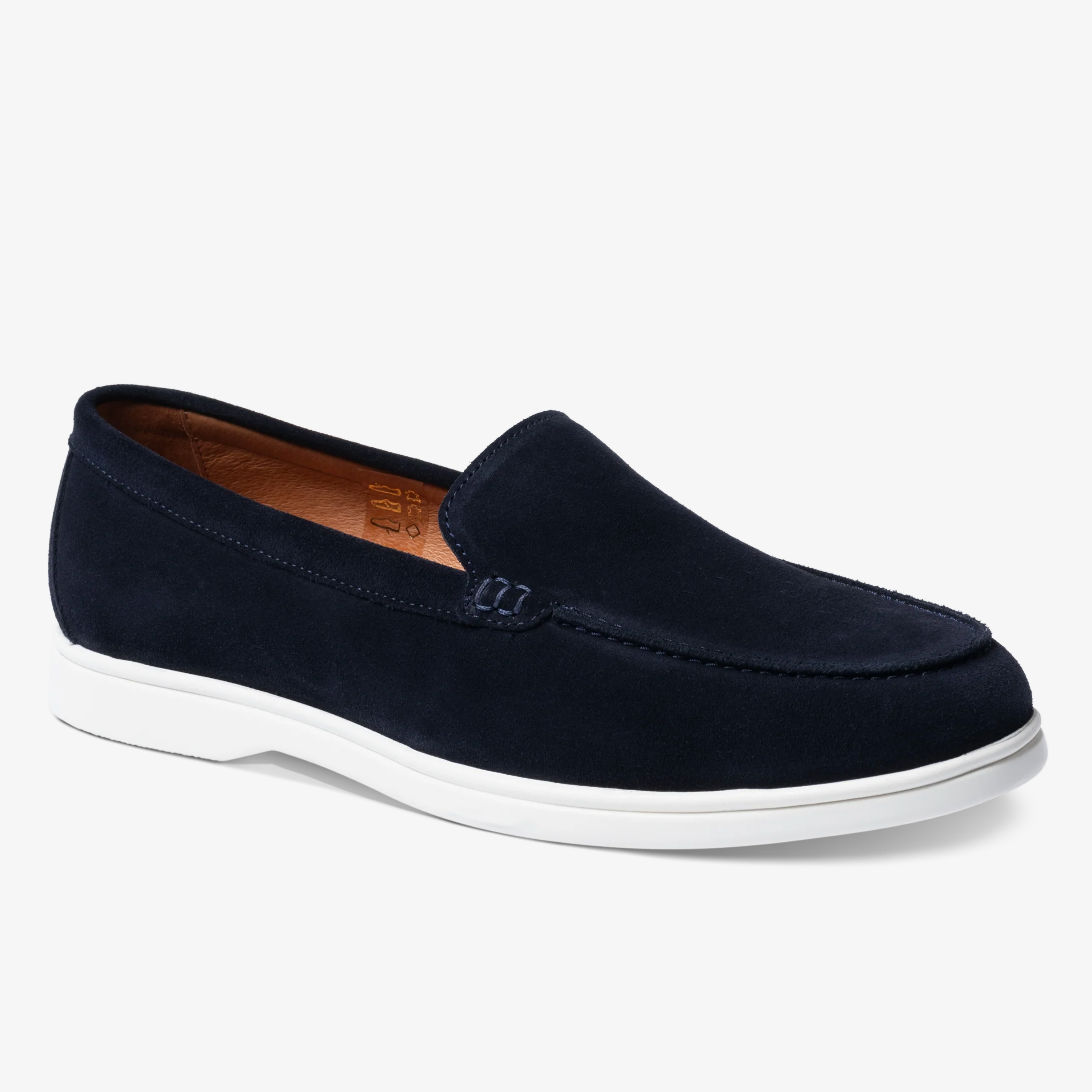 Barker Bilboa Suede Loafer - Navy