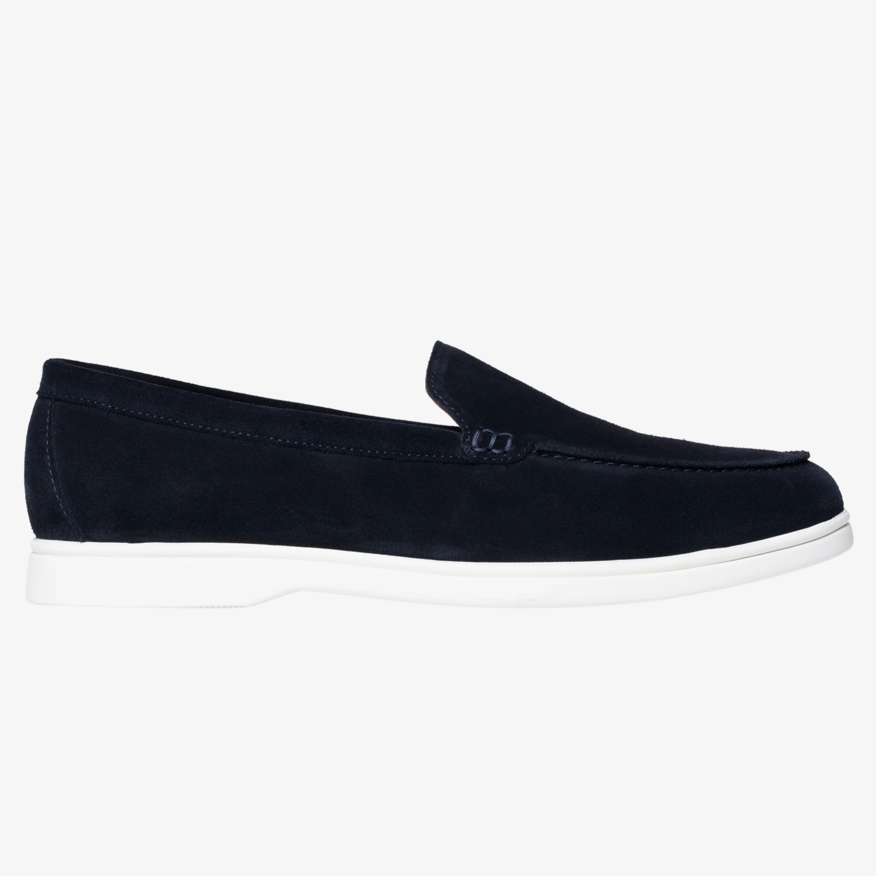 Barker Bilboa Suede Loafer - Navy