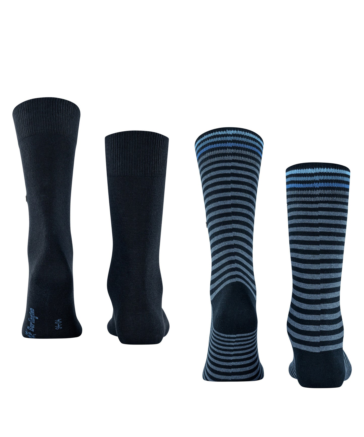 Burlington Everyday Stripe 2-Pack Socks - Marine