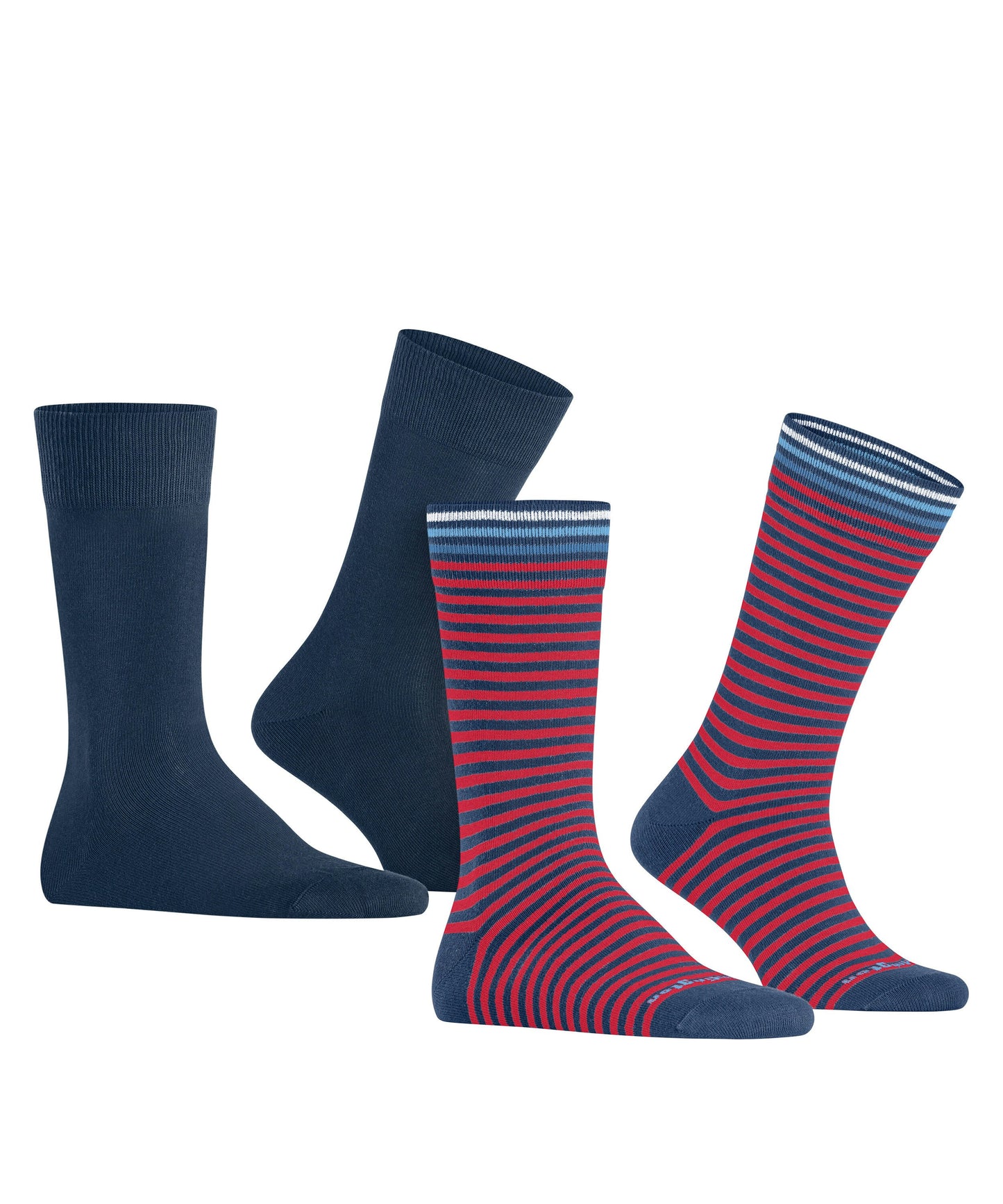 Burlington Everyday Stripe 2-Pack Socks - Blue