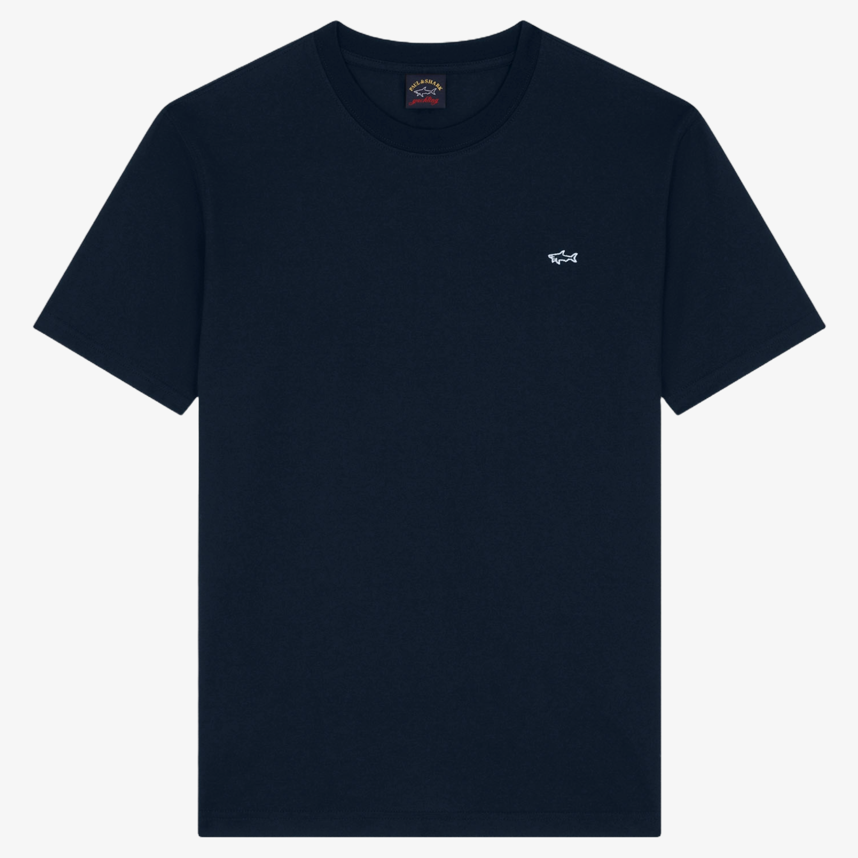 Paul & Shark Cotton Jersey Shark Badge T Shirt - Blue