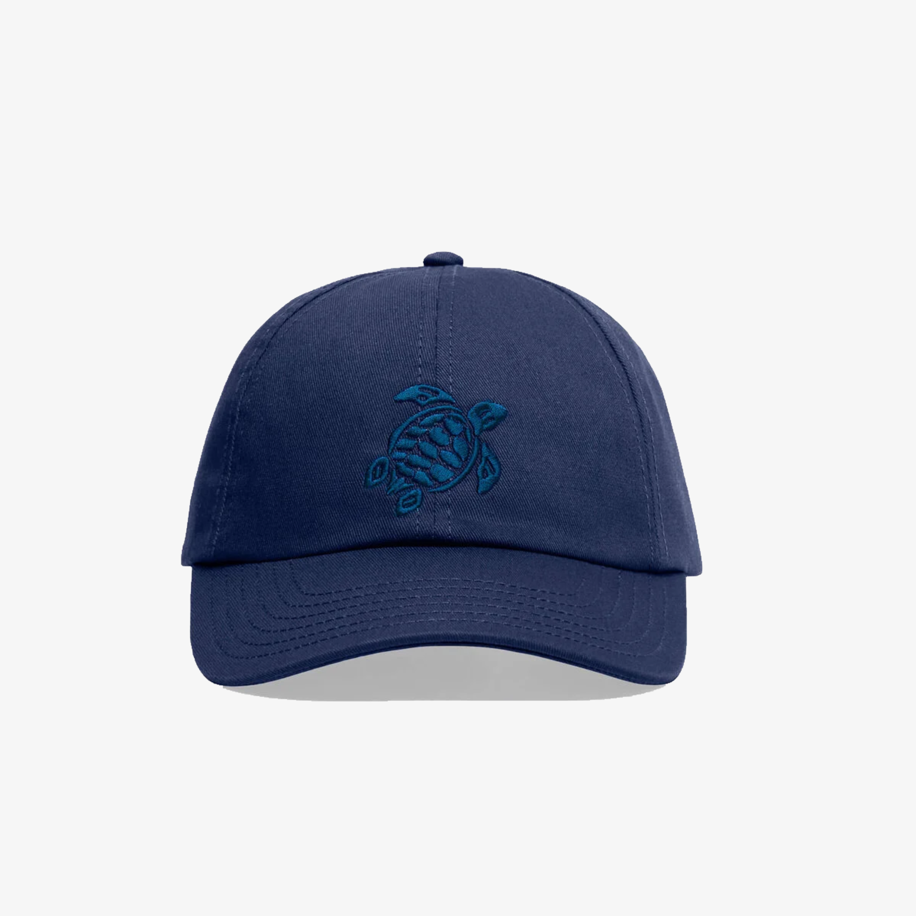 Vilebrequin Cotton Cap Turtle Embroidery - Navy