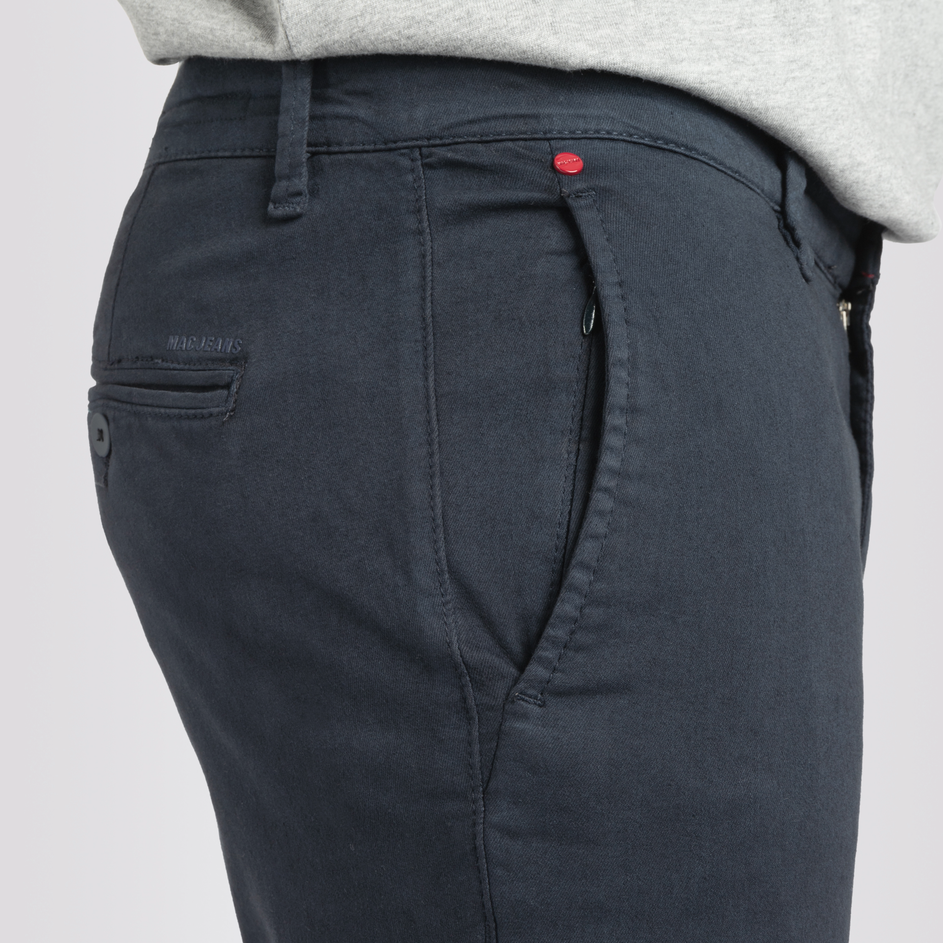 Mac Macflexx Slim Fit Driver Chinos - Navy