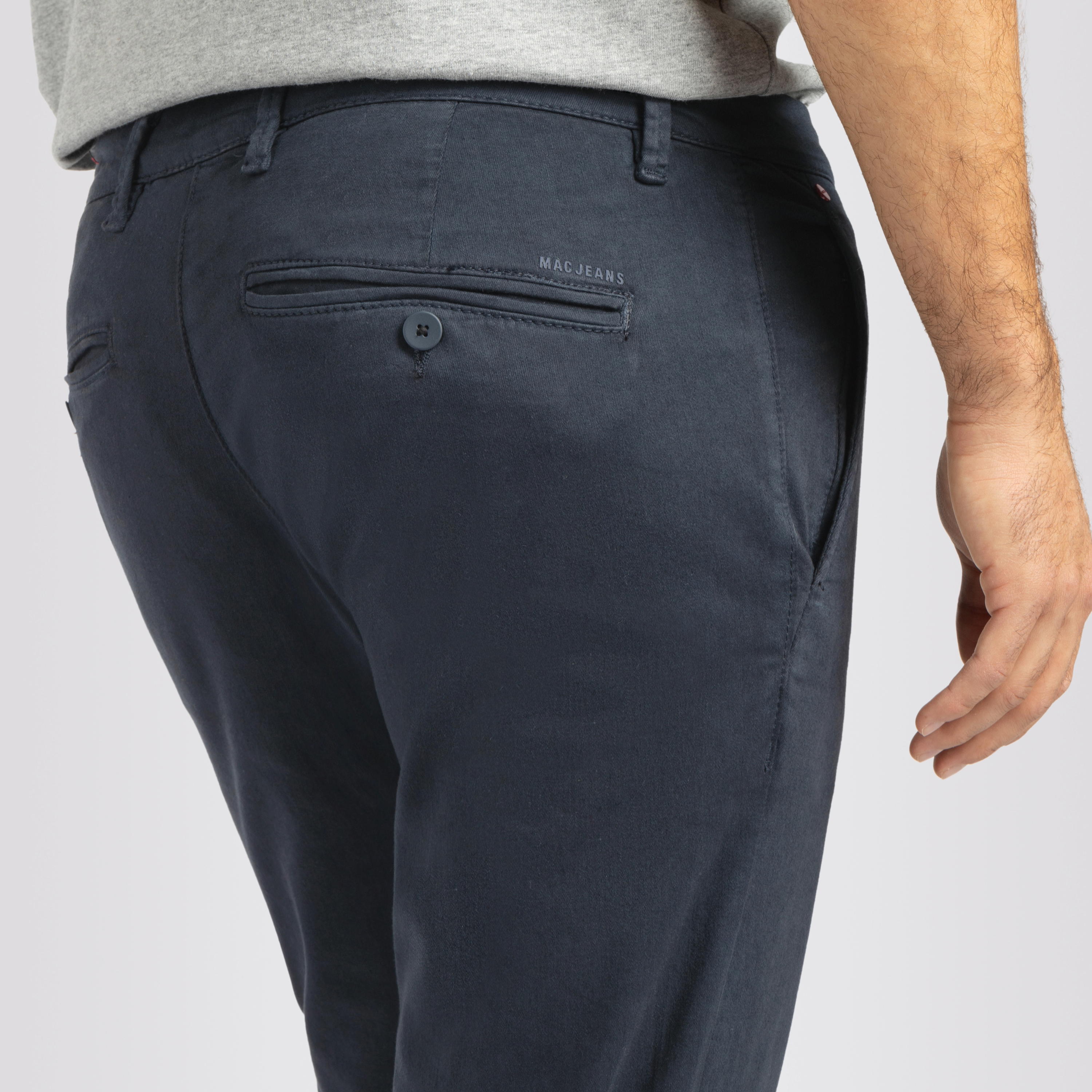 Mac Macflexx Slim Fit Driver Chinos - Navy