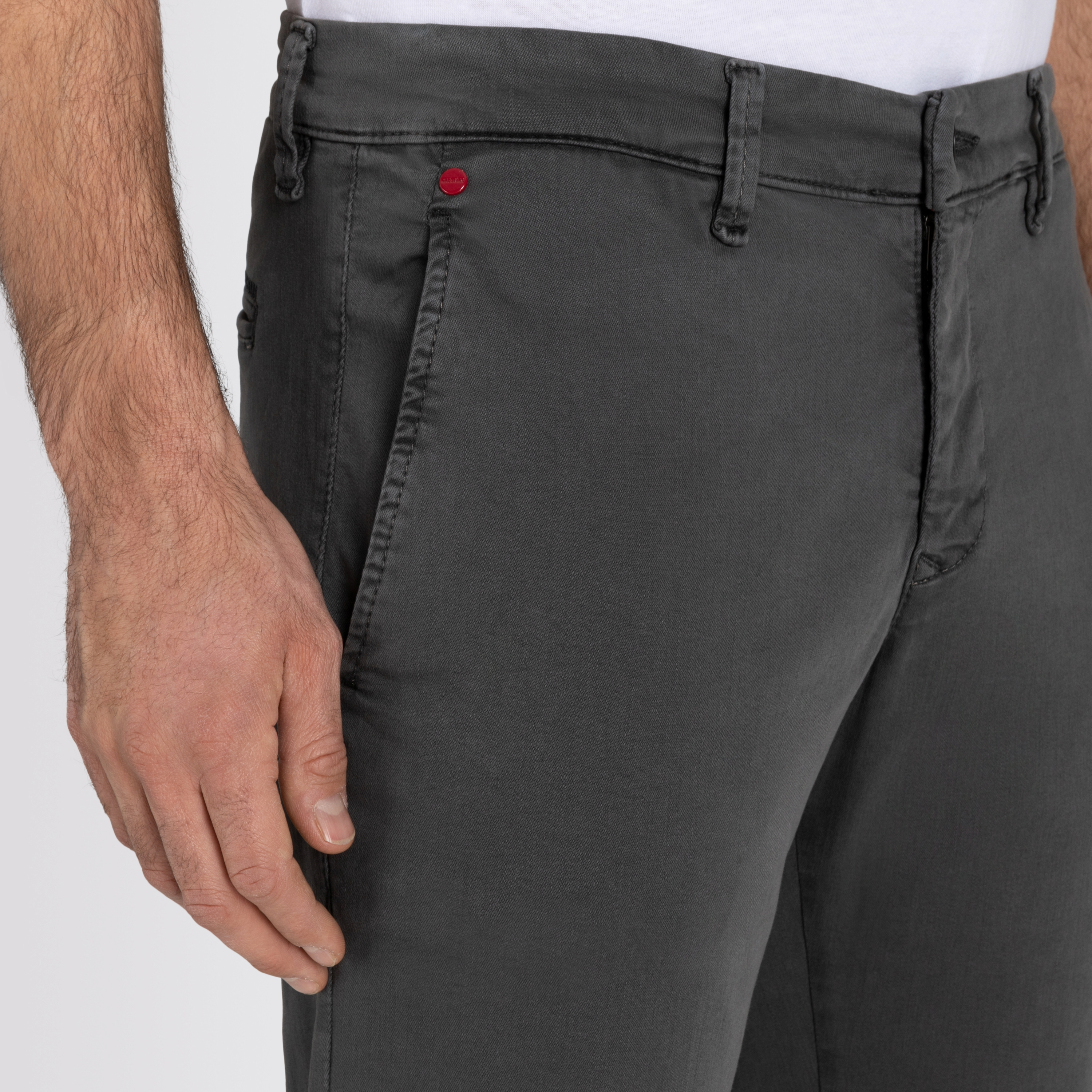 Mac Macflexx Slim Fit Driver Chinos - Grey
