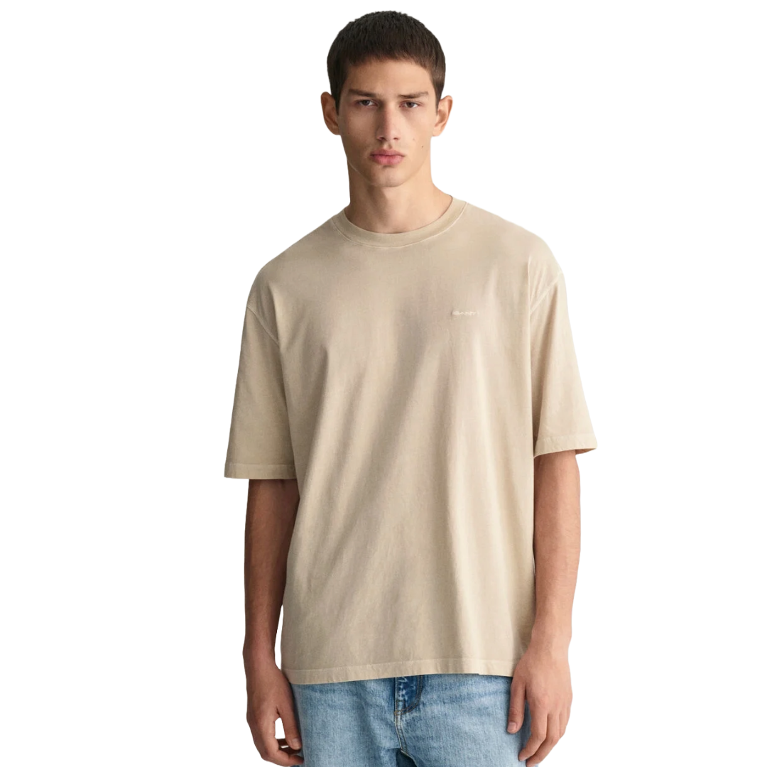 Gant Sunfaded T Shirt - Light Beige