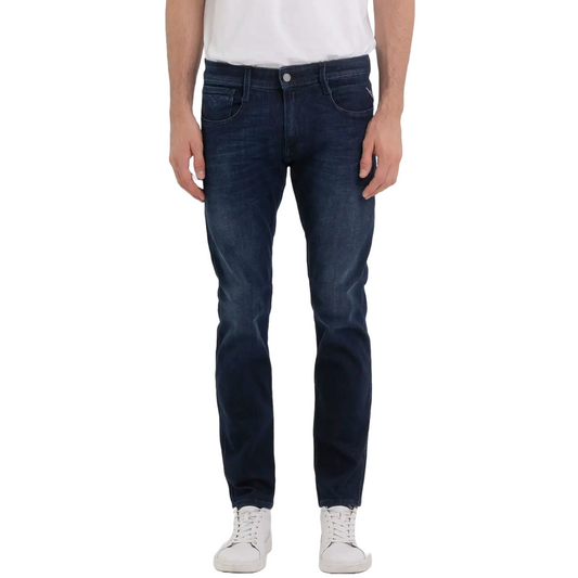 Replay Anbass Slim Fit Jeans - Navy