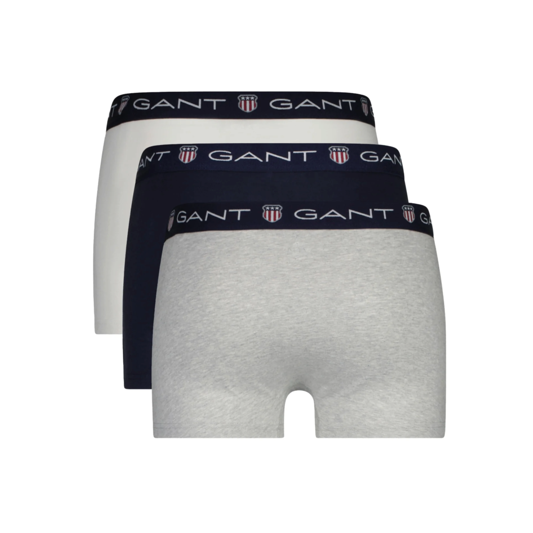 Gant 3 Pack Shield Trunk - White