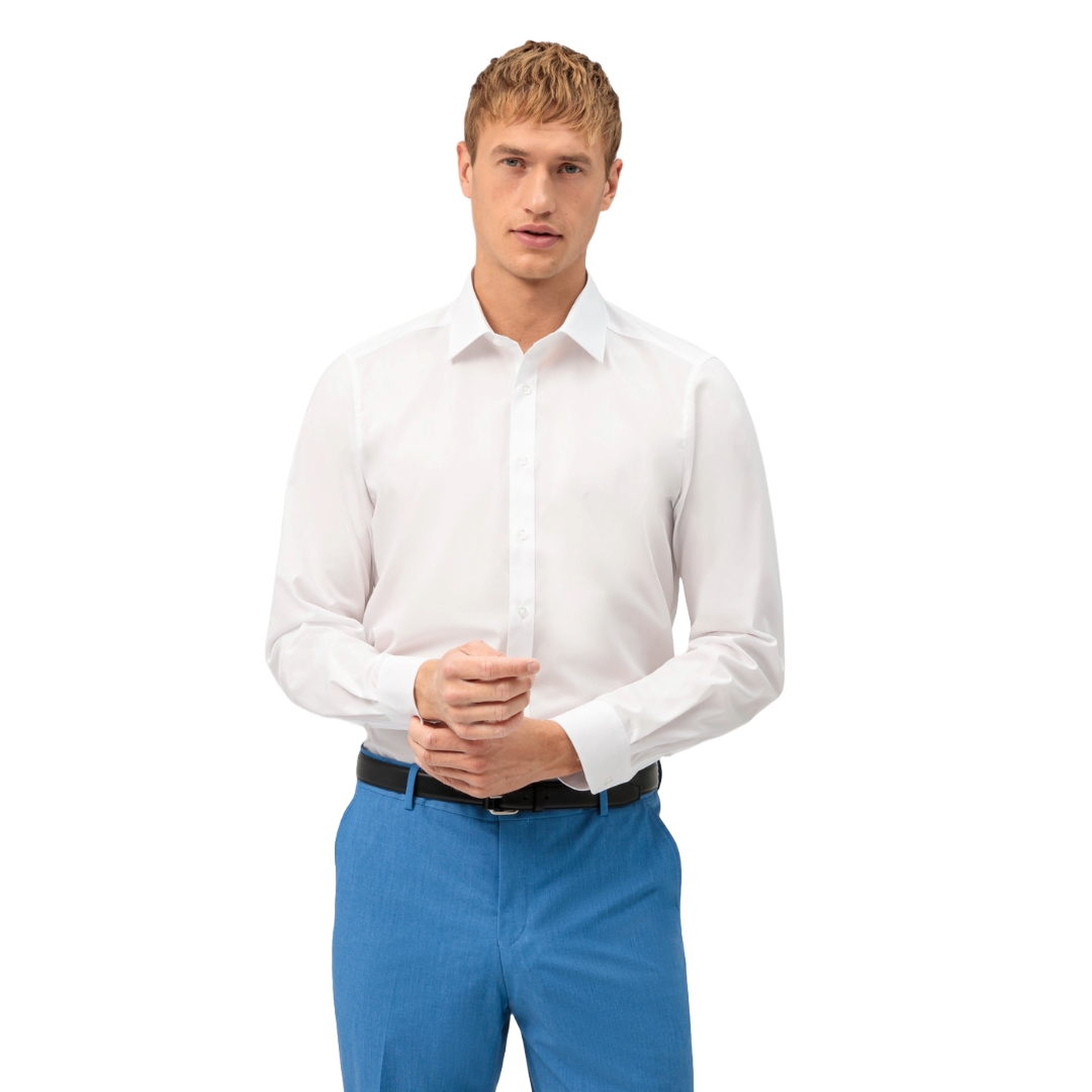 Olymp Level 5 Slim Fit Shirt - White