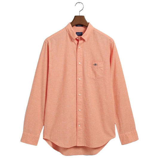 Gant Cotton-Linen Shirt - Orange