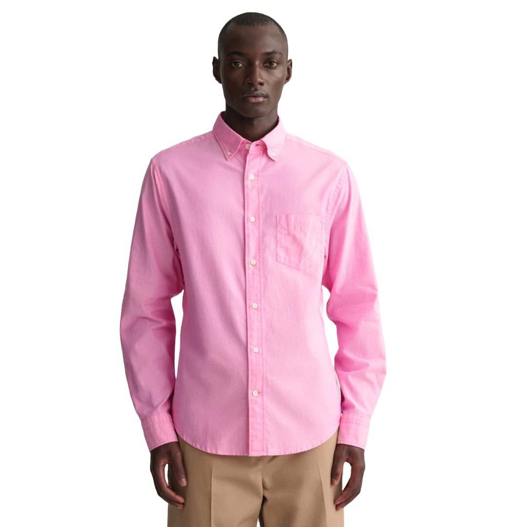 Gant Oxford Shirt Long Sleeve - Pink