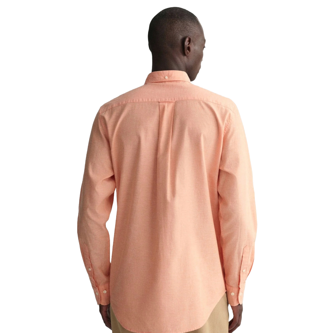 Gant Cotton-Linen Shirt - Orange