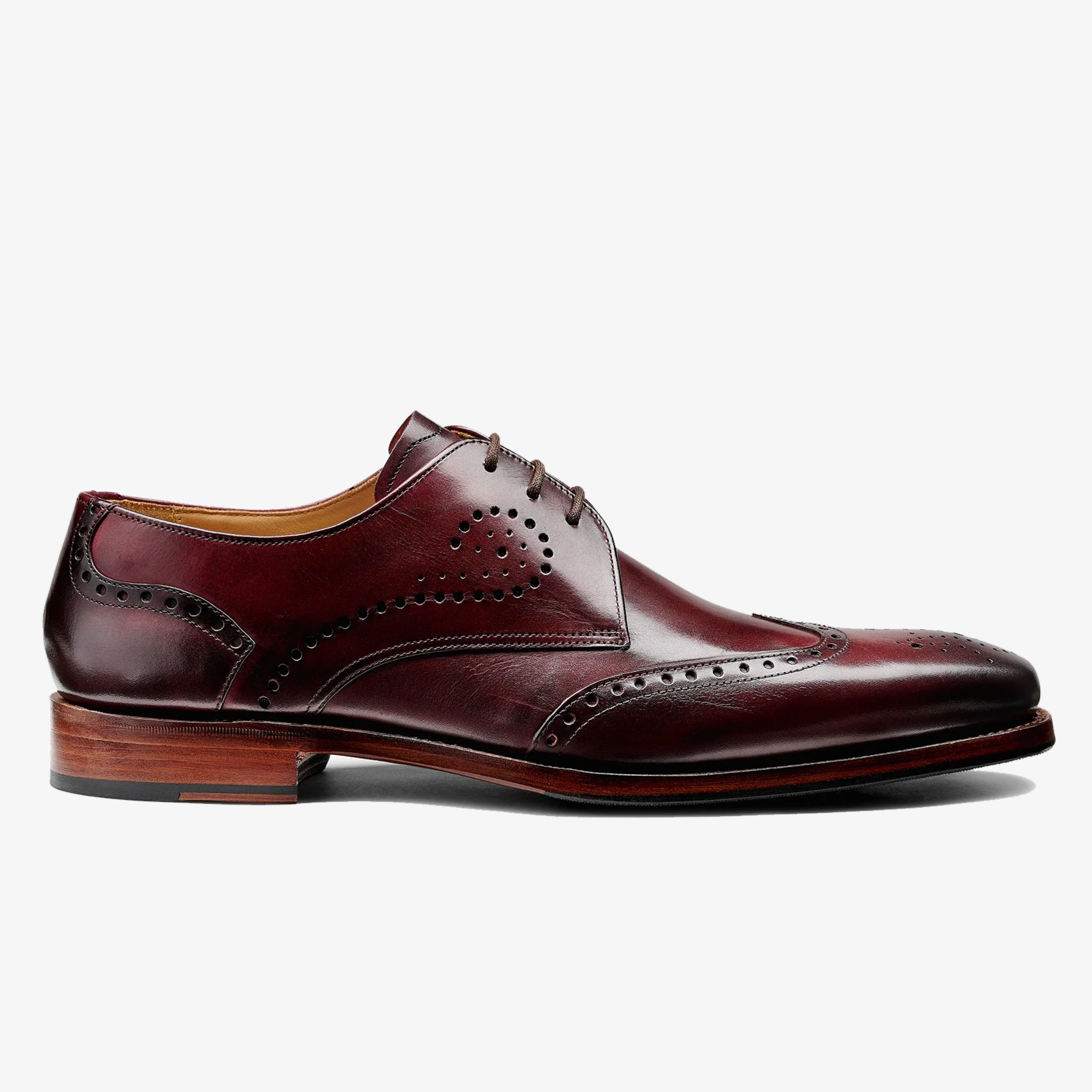 Barker George Brogues - Burgundy
