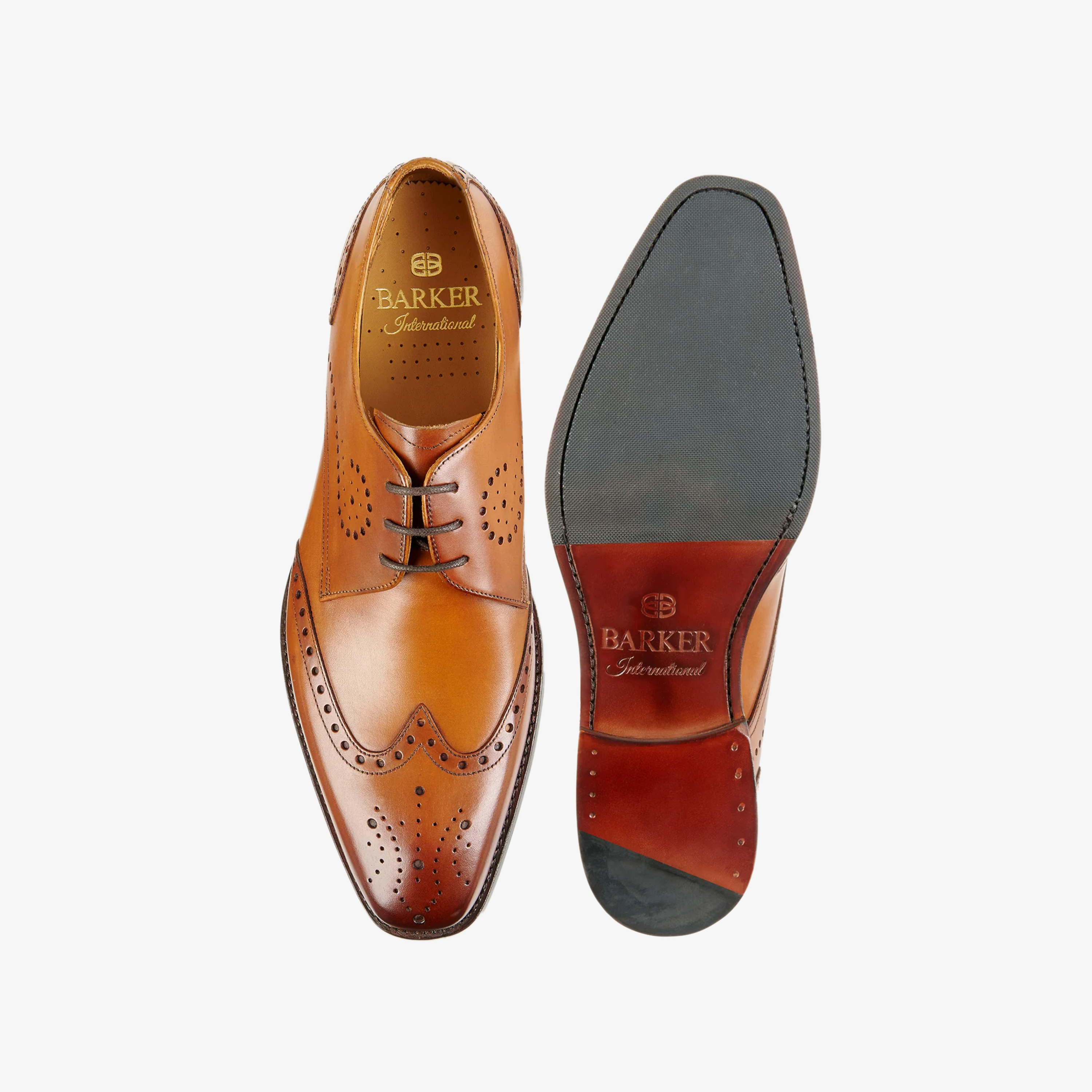 Barker George Patina Shoes - Brown