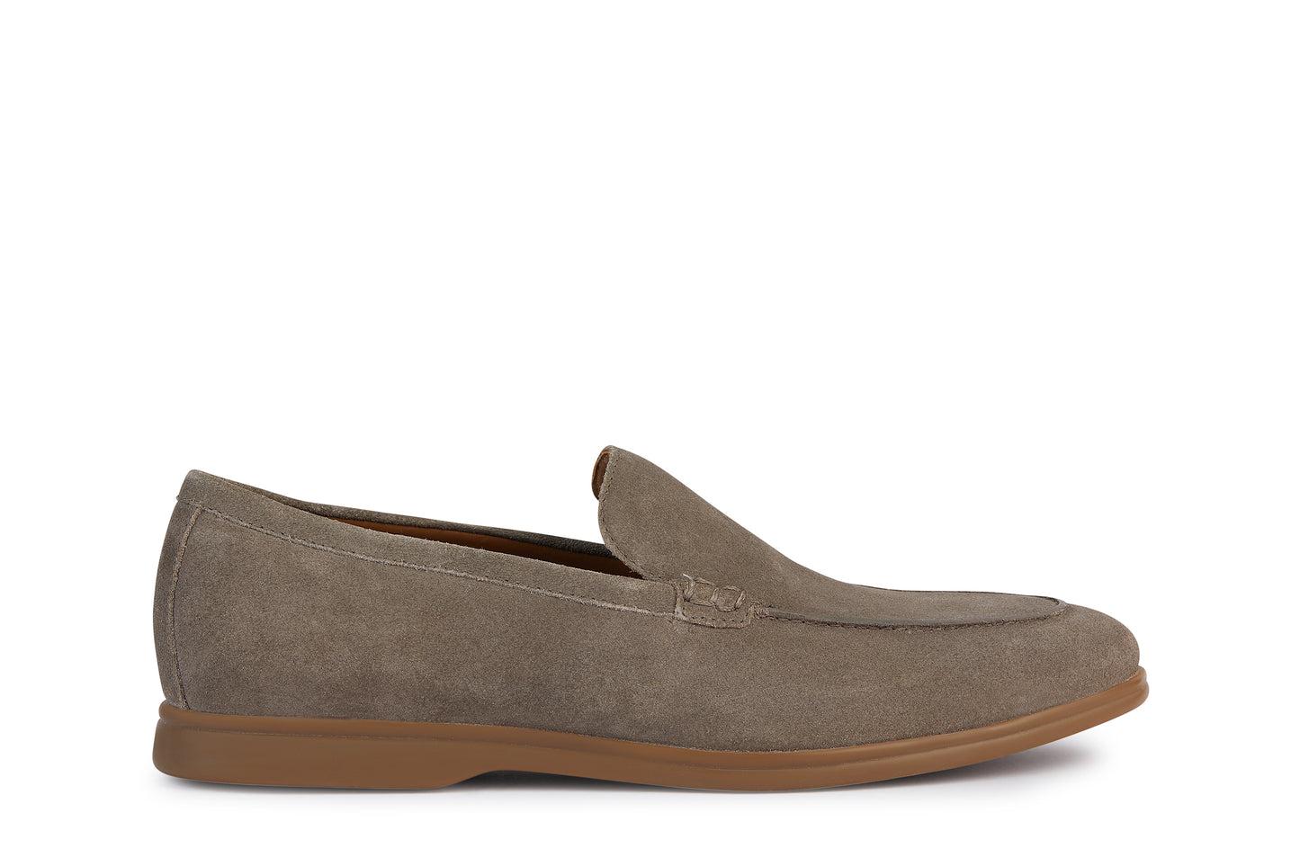 Geox Venzone Suede Moccasins - Taupe