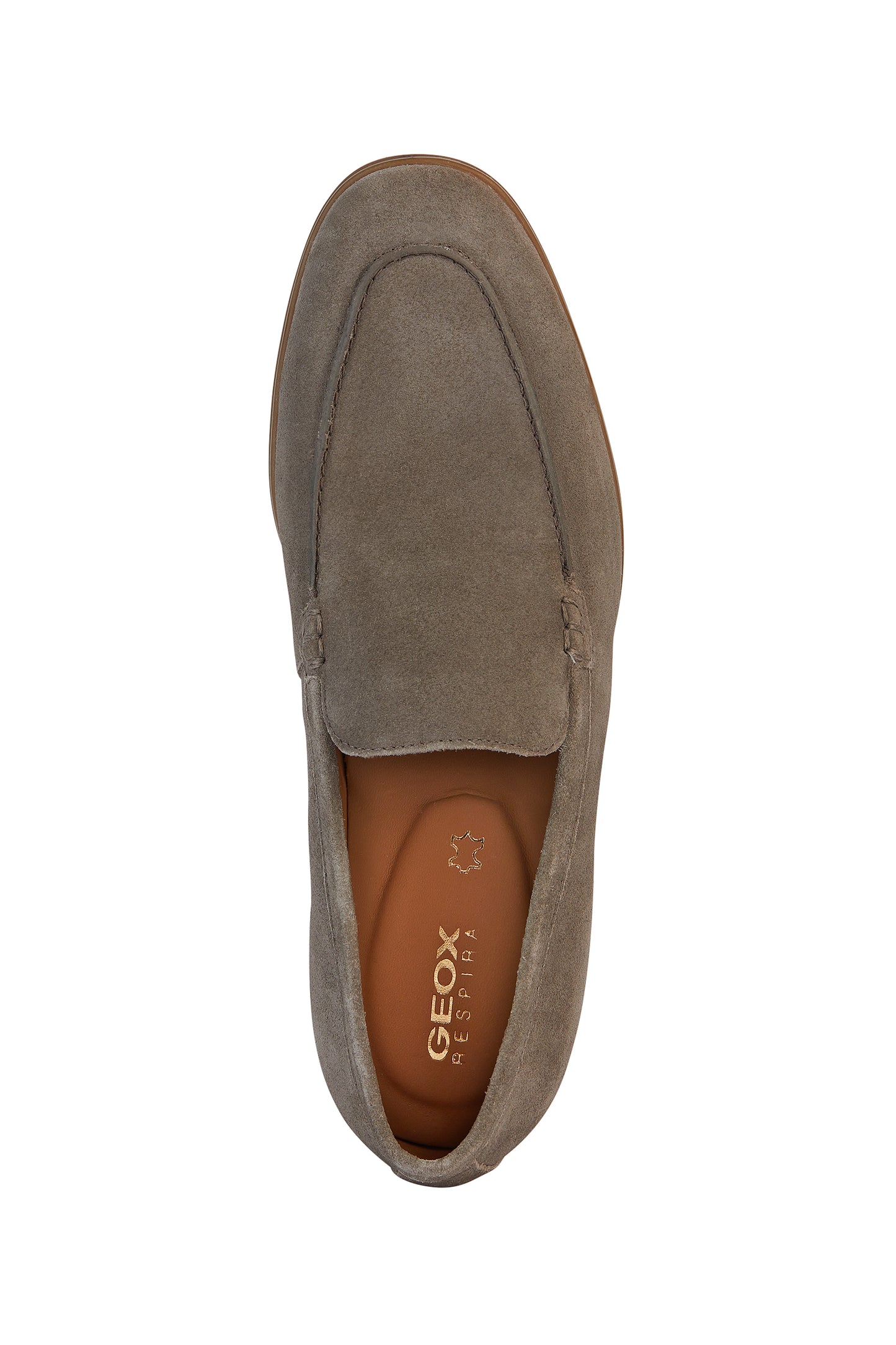 Geox Venzone Suede Moccasins - Taupe