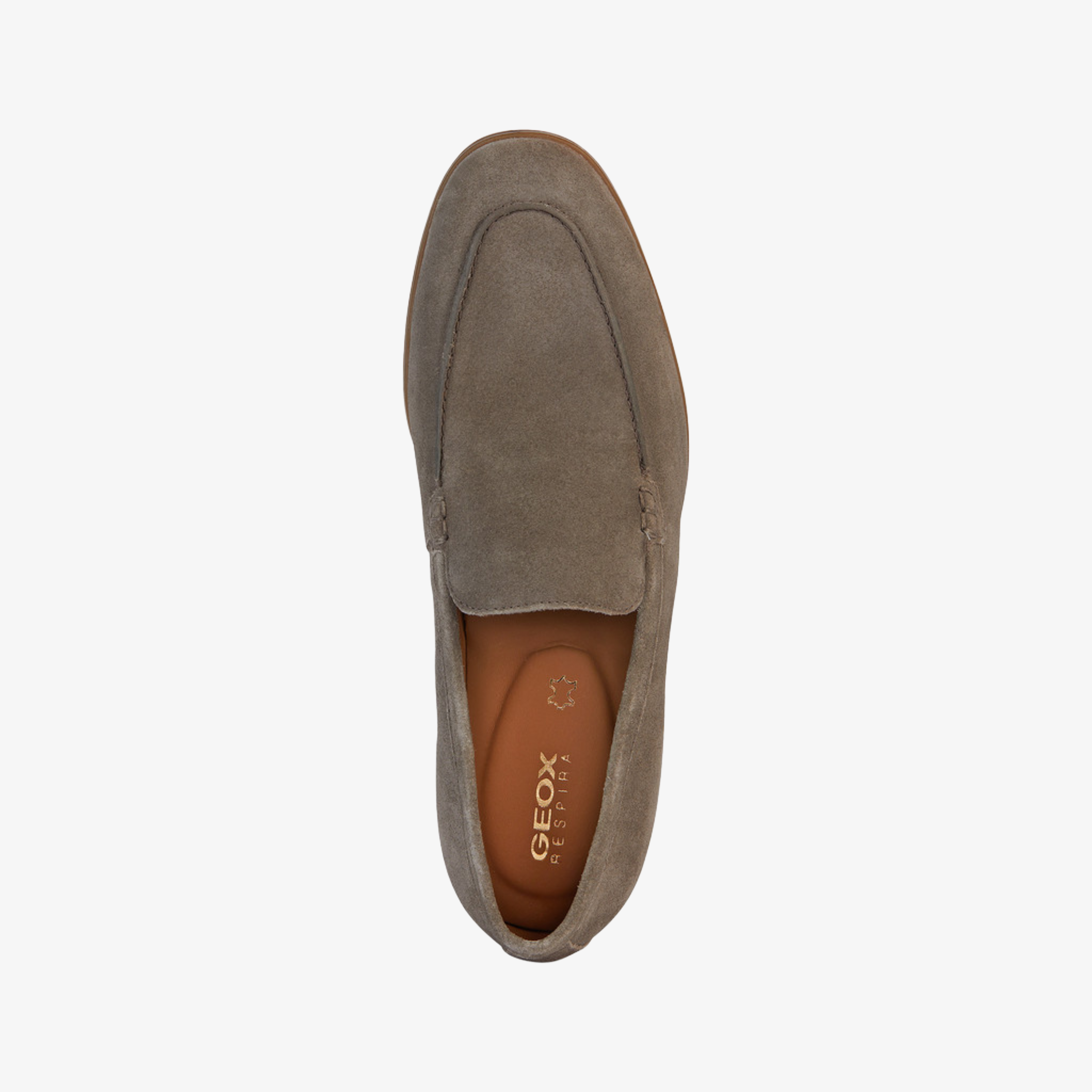 Geox Venzone Suede Loafers - Taupe