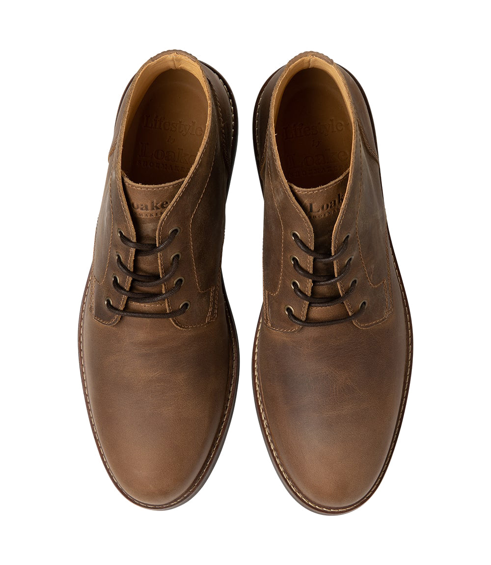 Loake Gilbert Chukka Boot - Chocolate Brown Oiled Nubuck