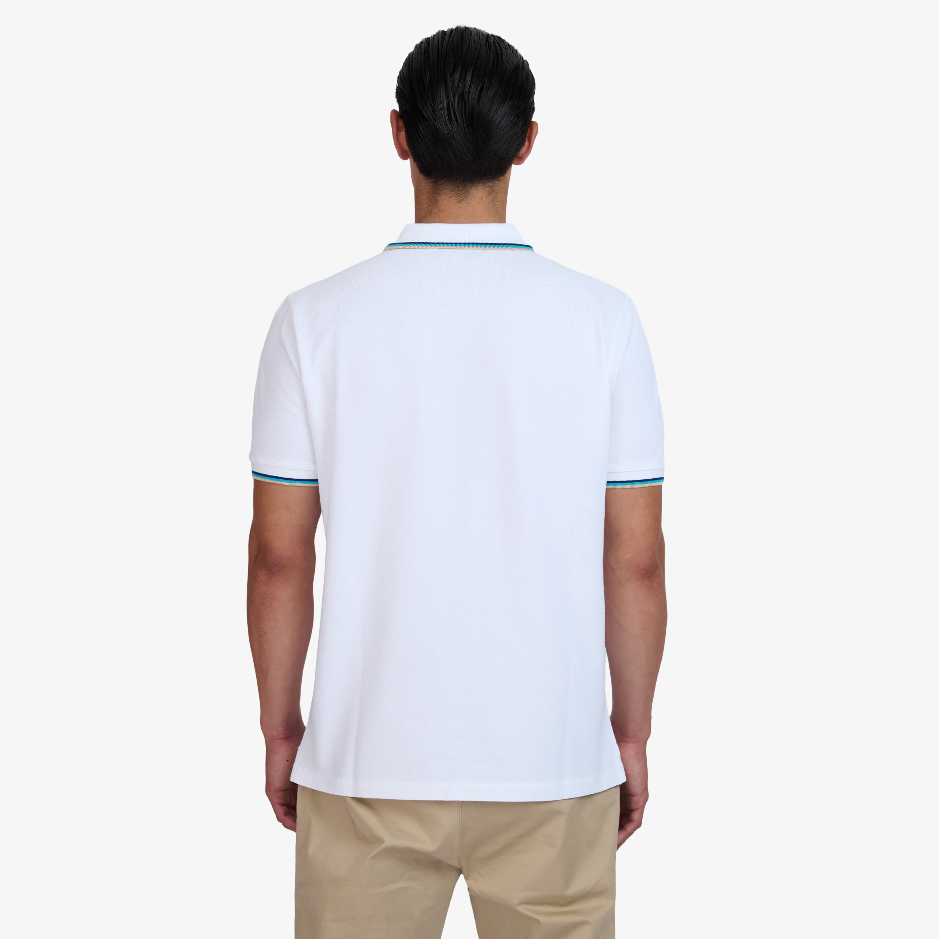 Sandbanks Badge Logo Polo Shirt - White