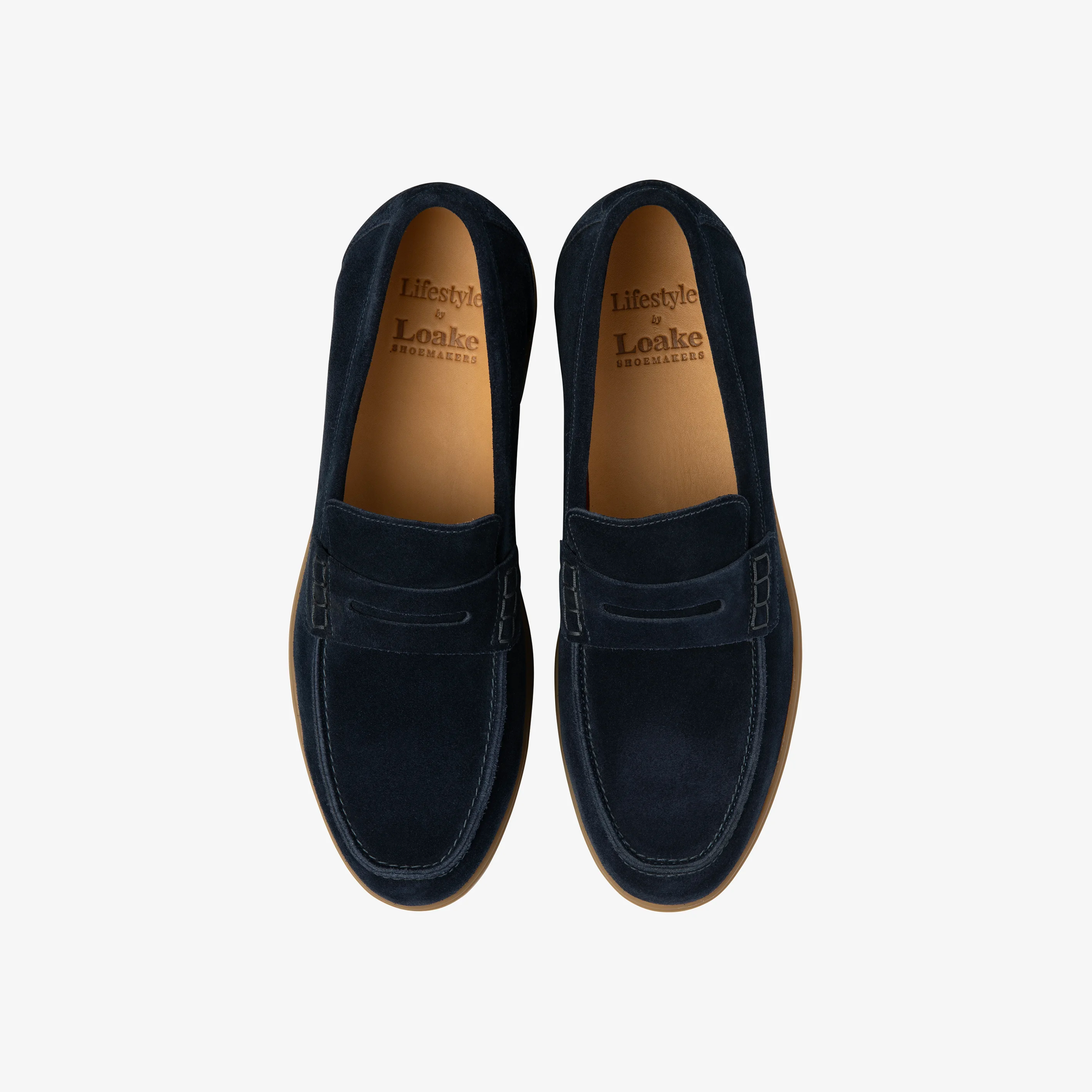 Loake Lucca Loafer - Navy Suede