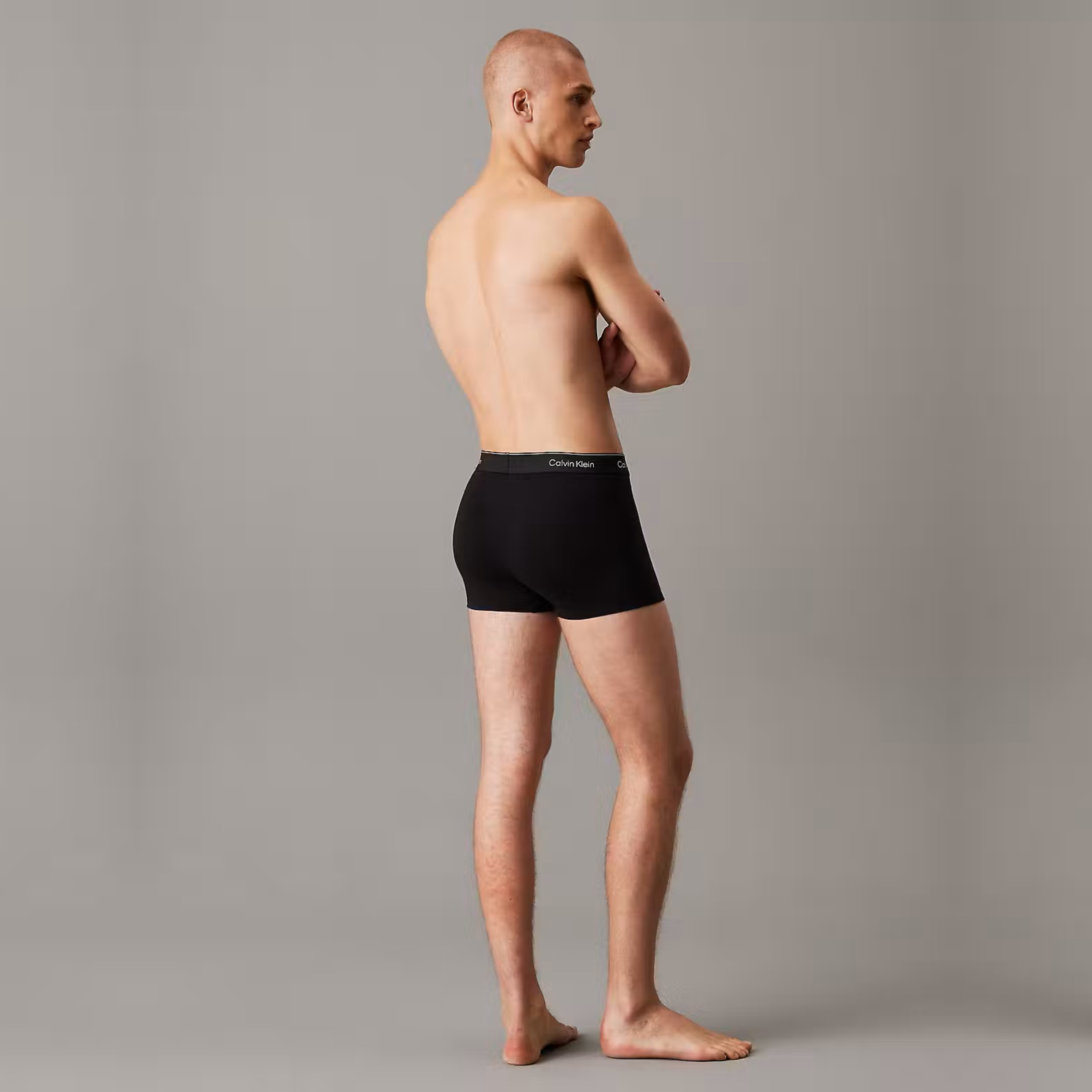 Calvin Klein Icon Relaxed Fit Trunk 3 Pack - Black-Black