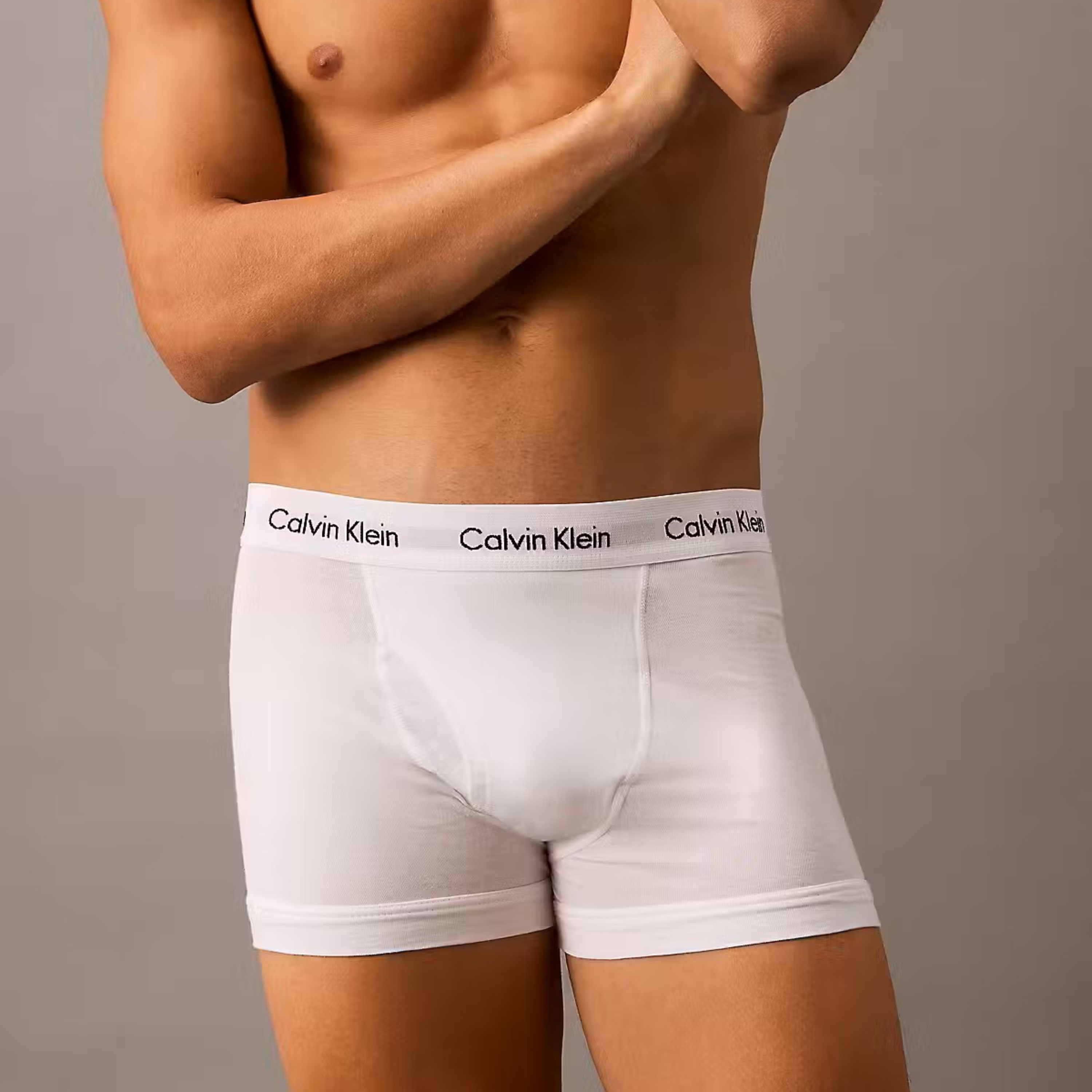 Calvin Klein Icon Relaxed Fit Trunk 3 Pack - Grey Heather