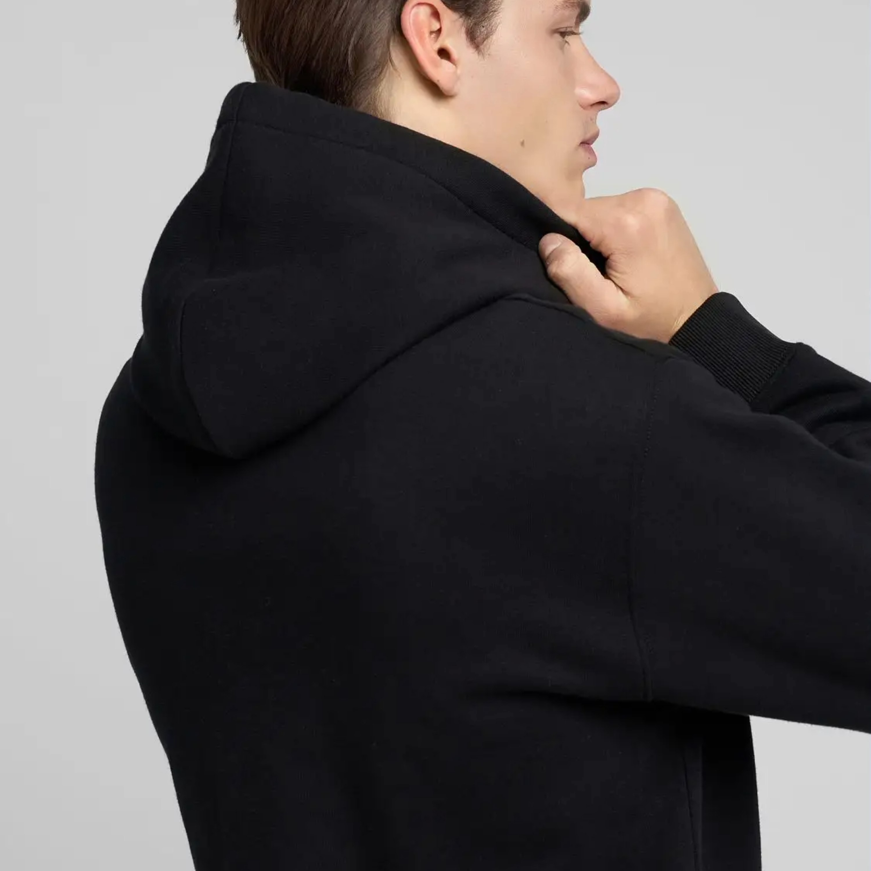 Replay Cotton-Blend Hoody - Black