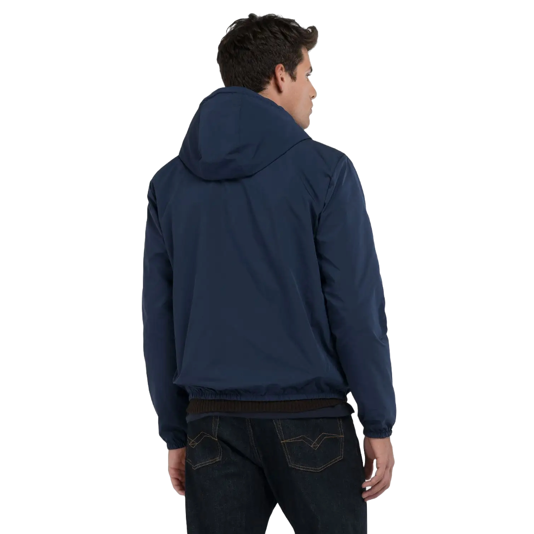 Replay Hooded Jacket - Dark Blue